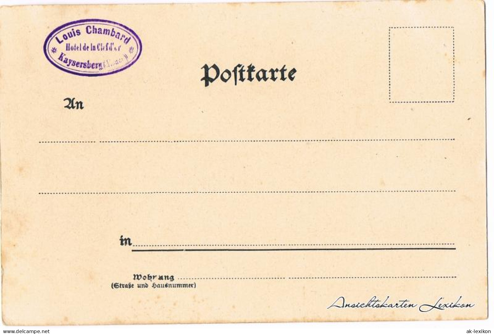 CPA Diedolshausen Le Bonhomme Straßenpartie 1908  - Other & Unclassified