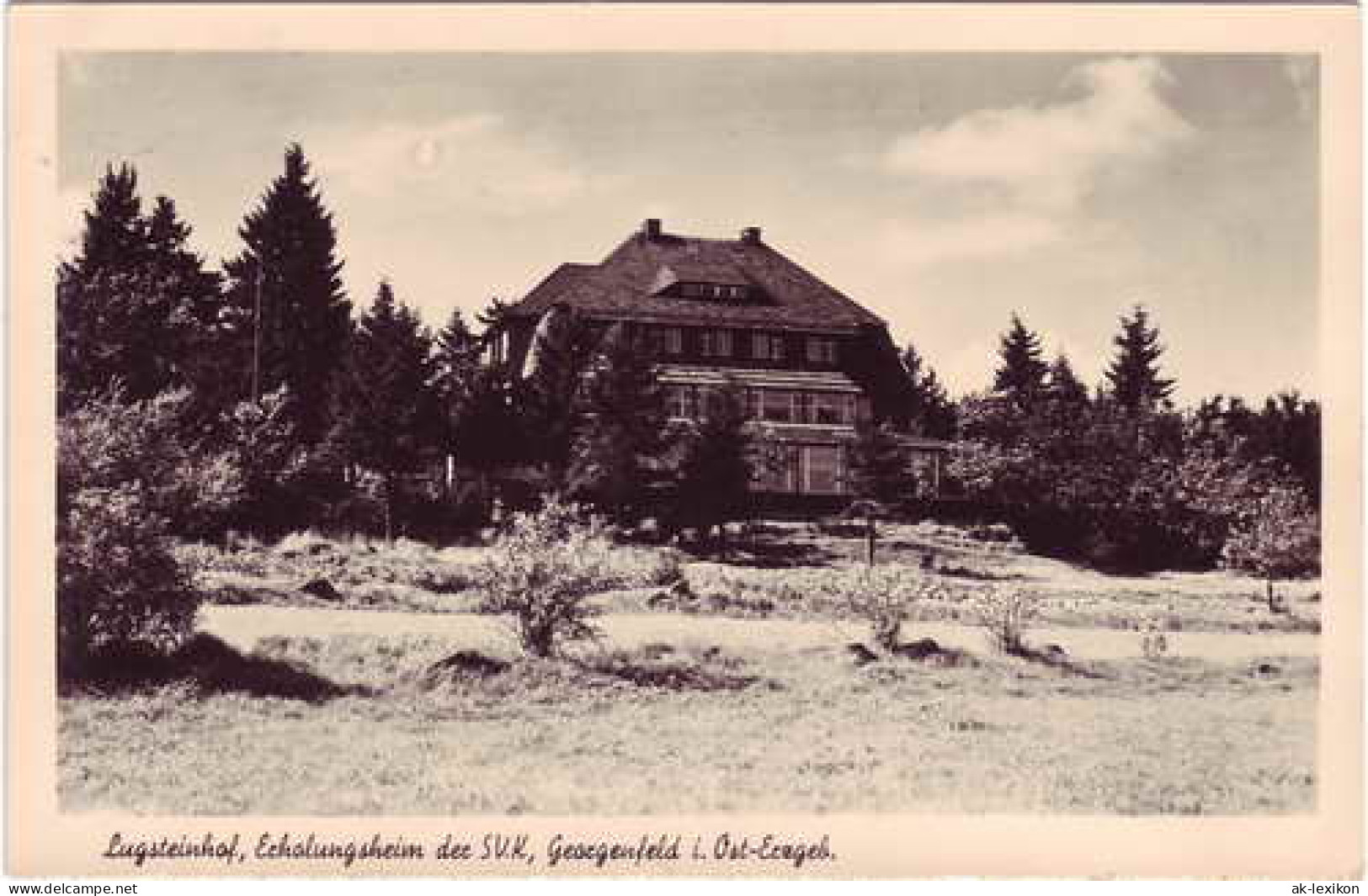 Zinnwald-Georgenfeld-Altenberg Lugsteinhof, Erholungsheim Der SV.K 1964 - Altenberg
