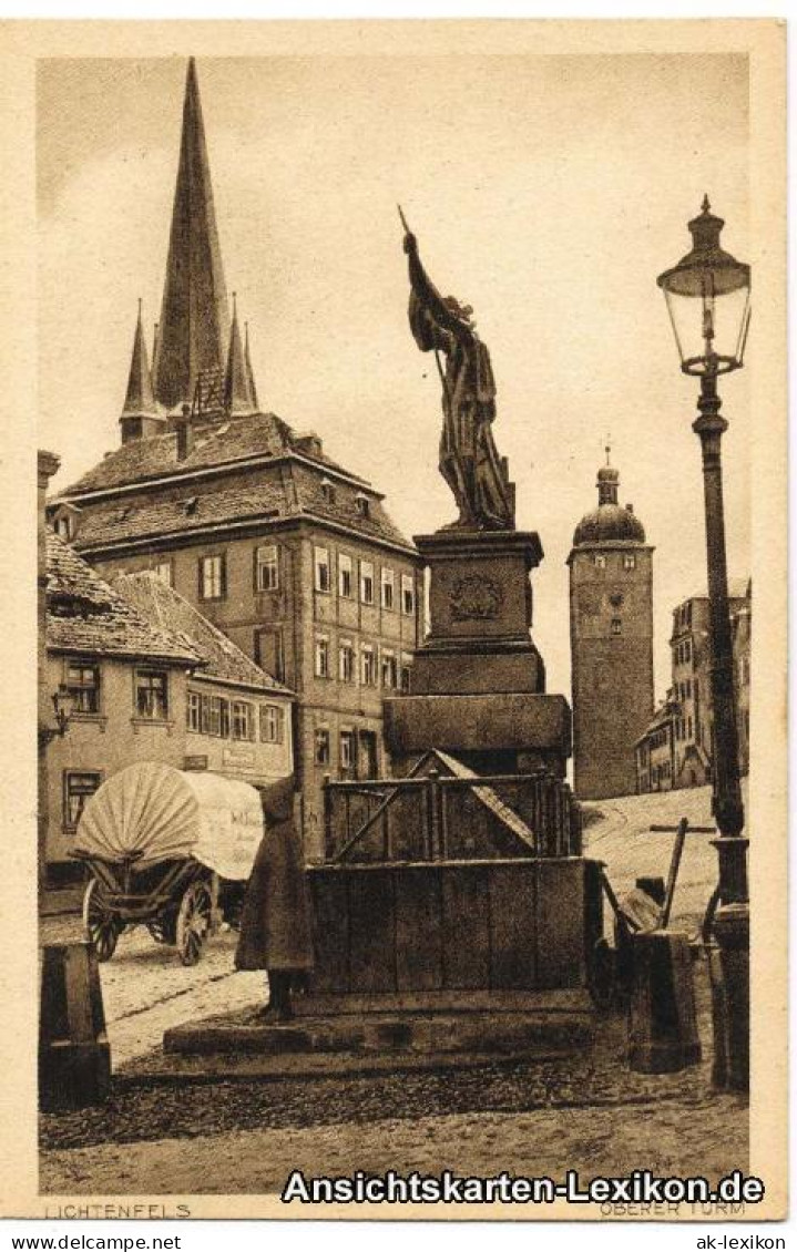 Ansichtskarte Lichtenfels (Bayern) Markt Mit Oberen Turm 1920  - Lichtenfels