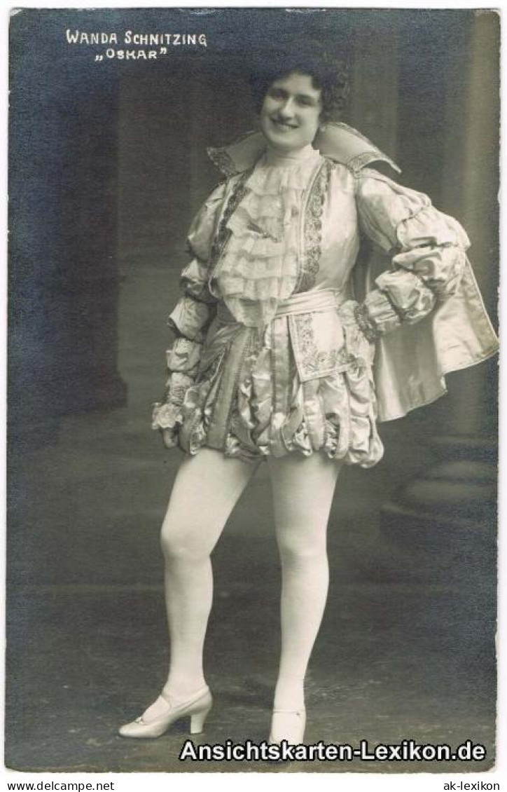 Ansichtskarte  Wanda Schnitzling &#34;Oskar&#34; 1918  - Actors