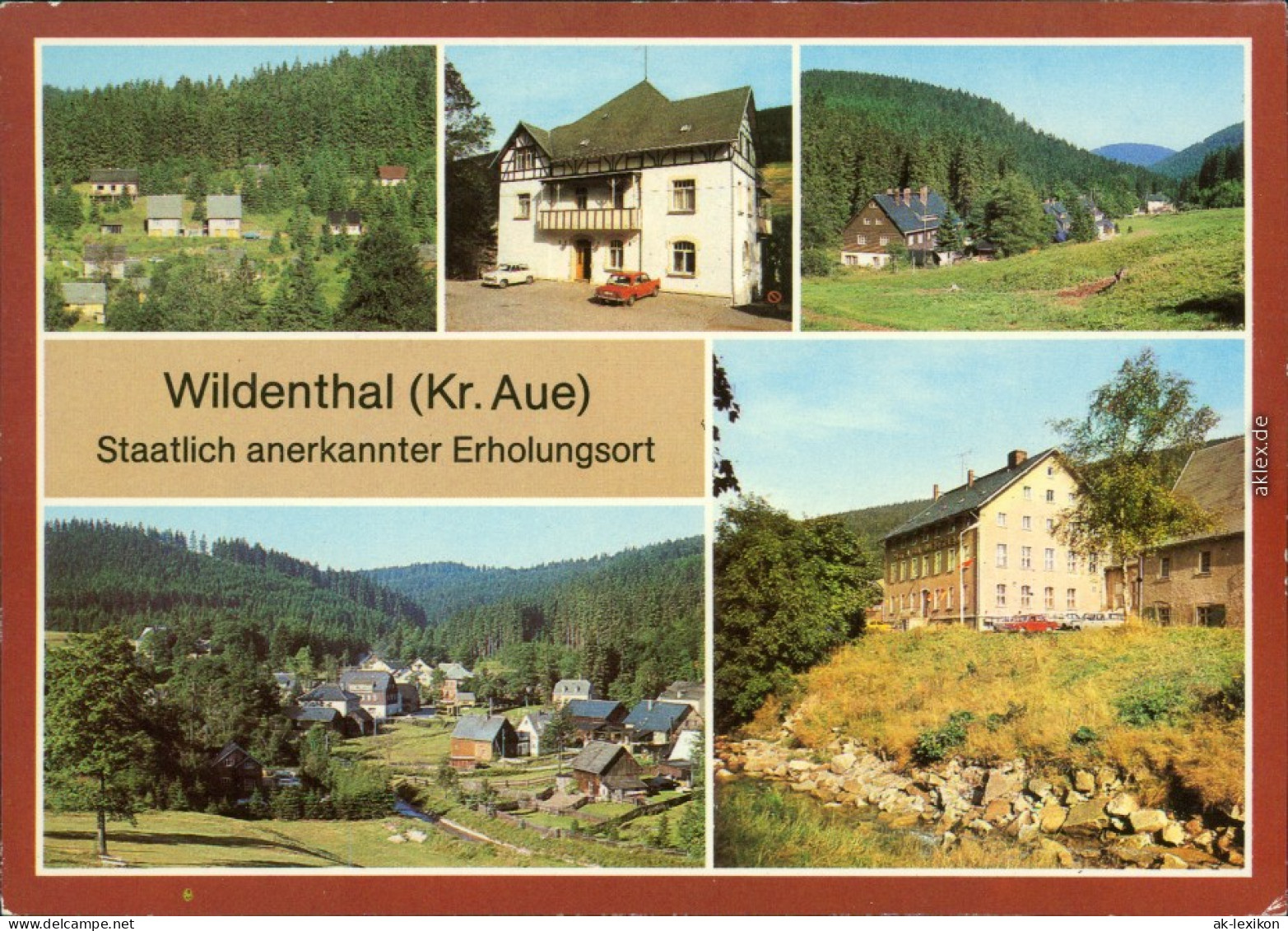 Wildenthal Eibenstock  Bungalow FDGB-Erholungsheim, OT Oberwildenthal,  1983 - Eibenstock