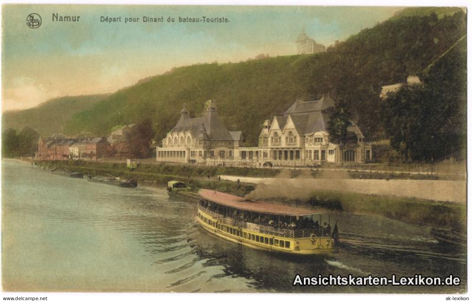 Namur Namen Depart Pour Dinant Du Bateau Touriste - Ausflugschiff 1912  - Namur