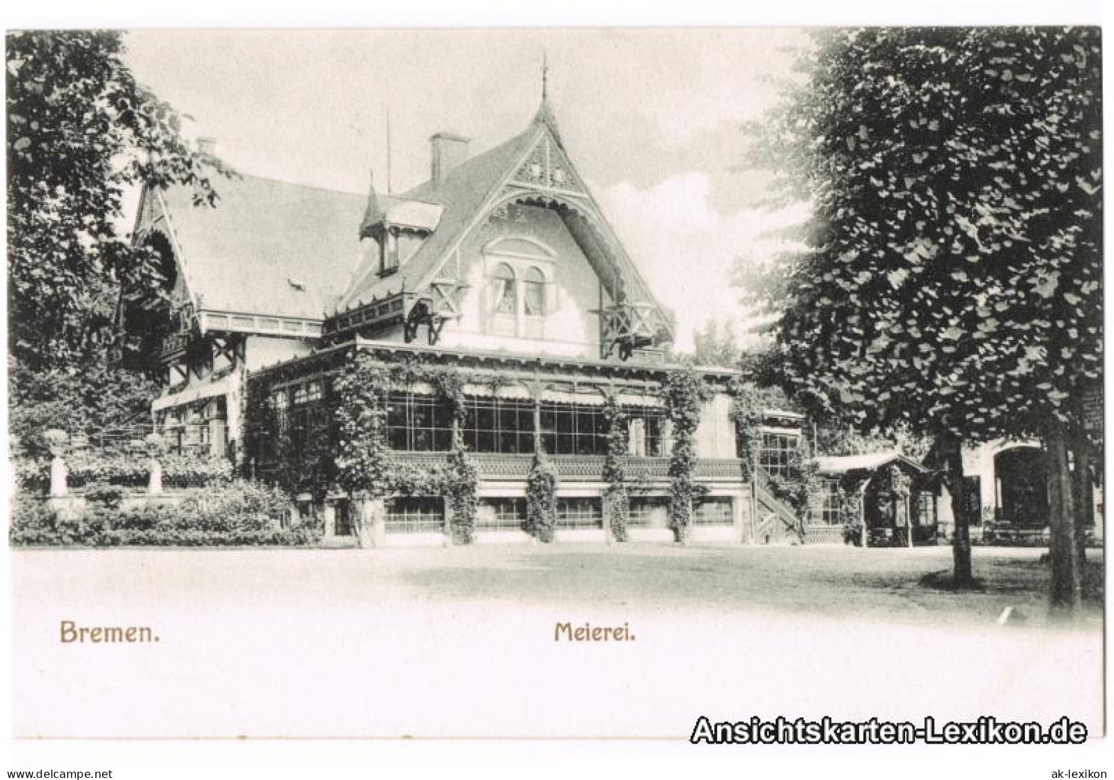 Ansichtskarte Bremen Partie An Der Meierei 1913  - Bremen