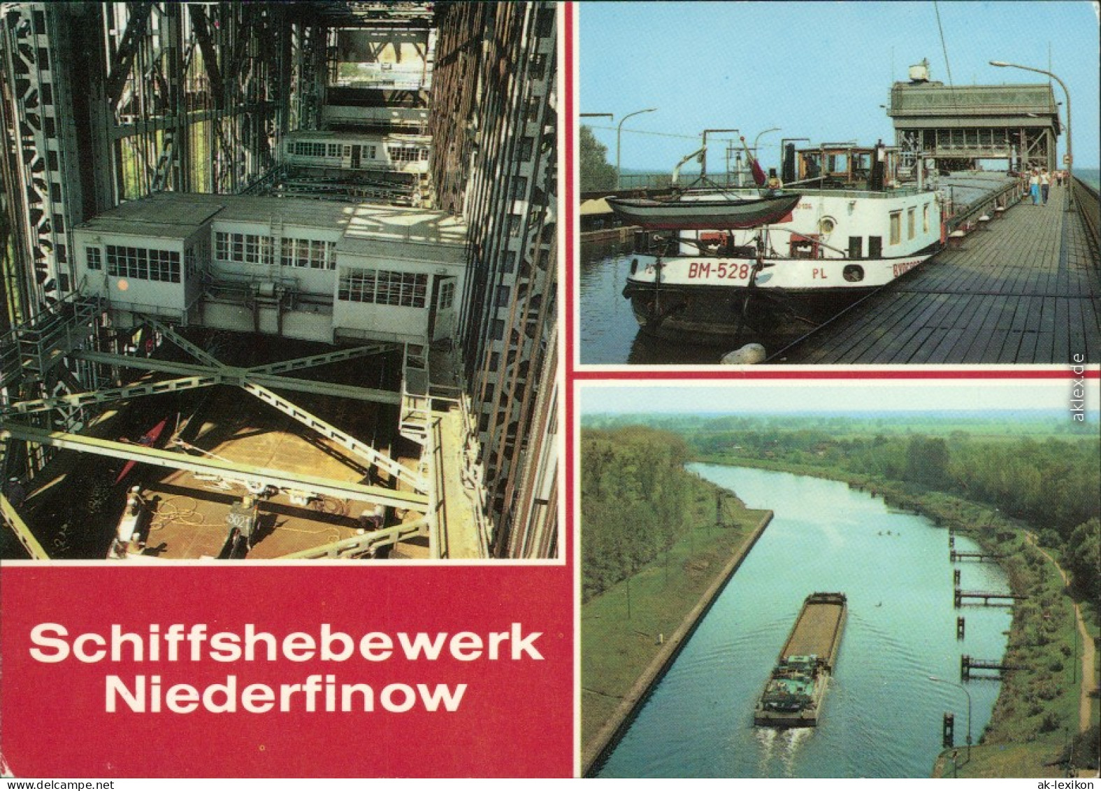 Niederfinow Schiffshebewerk - Oberhafen Mit Kanalbrücke Und  L 1989 - Sonstige & Ohne Zuordnung