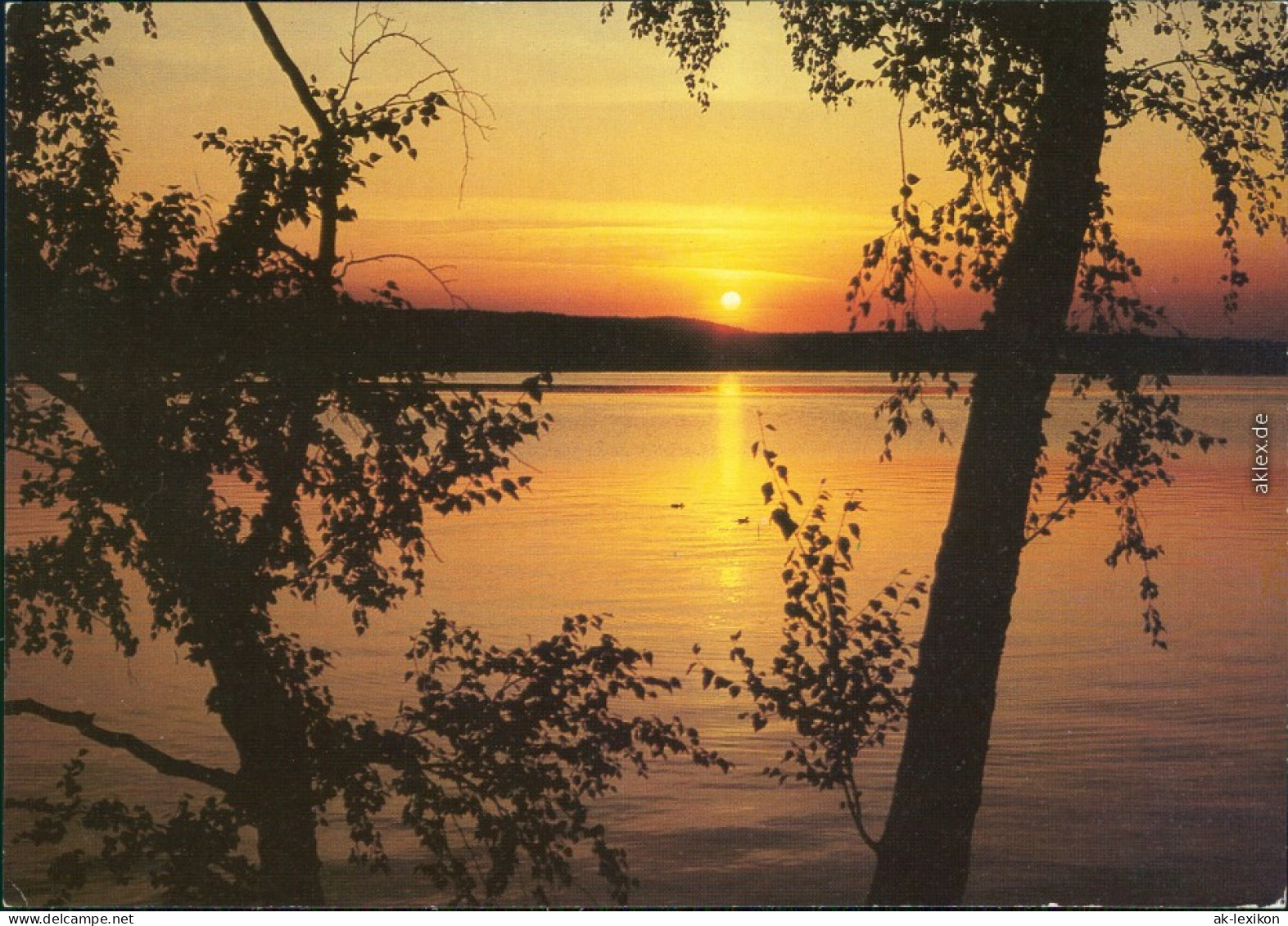 Bad Saarow Sonnenuntergang Am Scharmützelsee 1989 - Bad Saarow