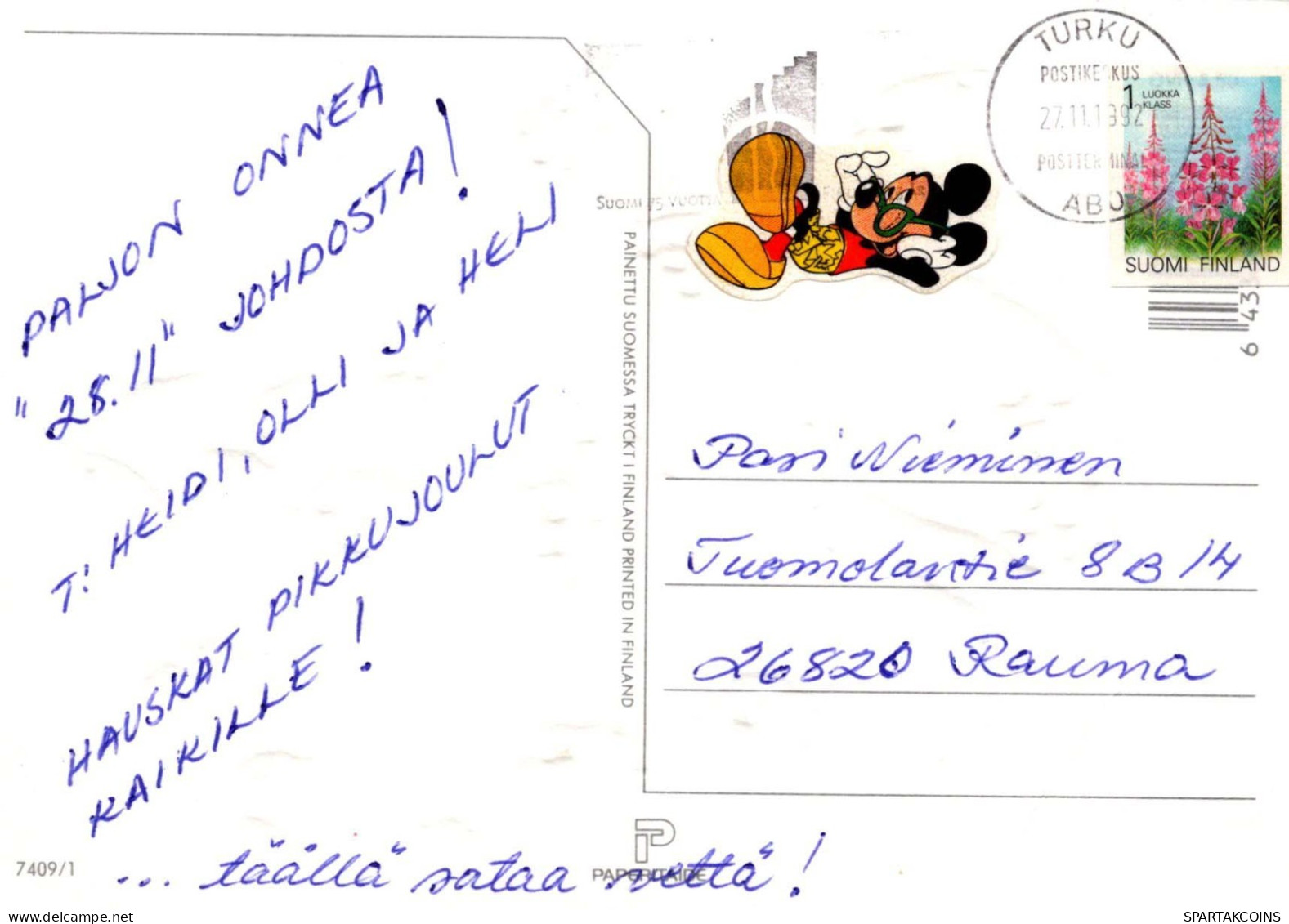 FLORES Vintage Tarjeta Postal CPSM #PAS300.ES - Flowers
