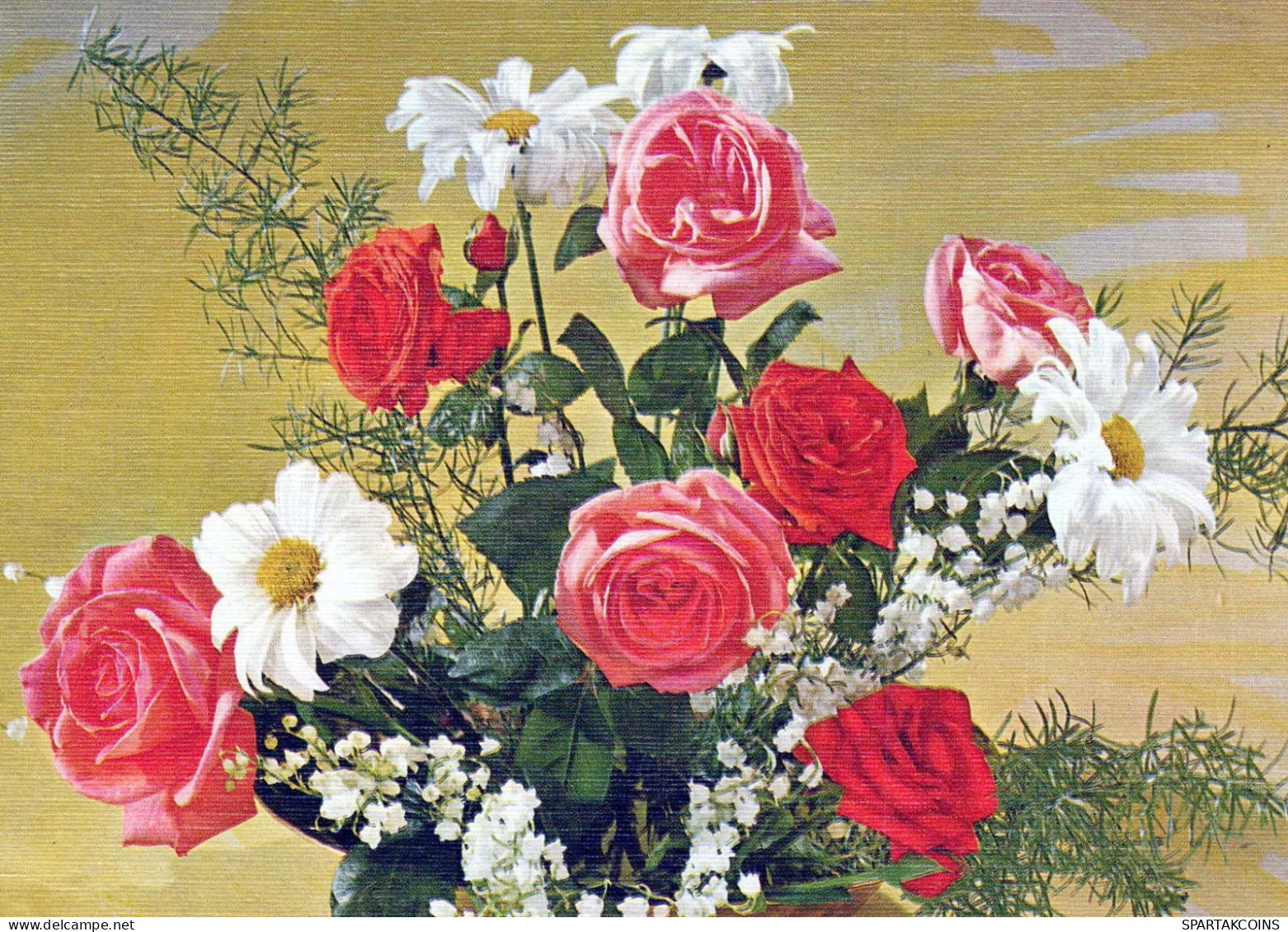 FLORES Vintage Tarjeta Postal CPSM #PAR759.ES - Flowers