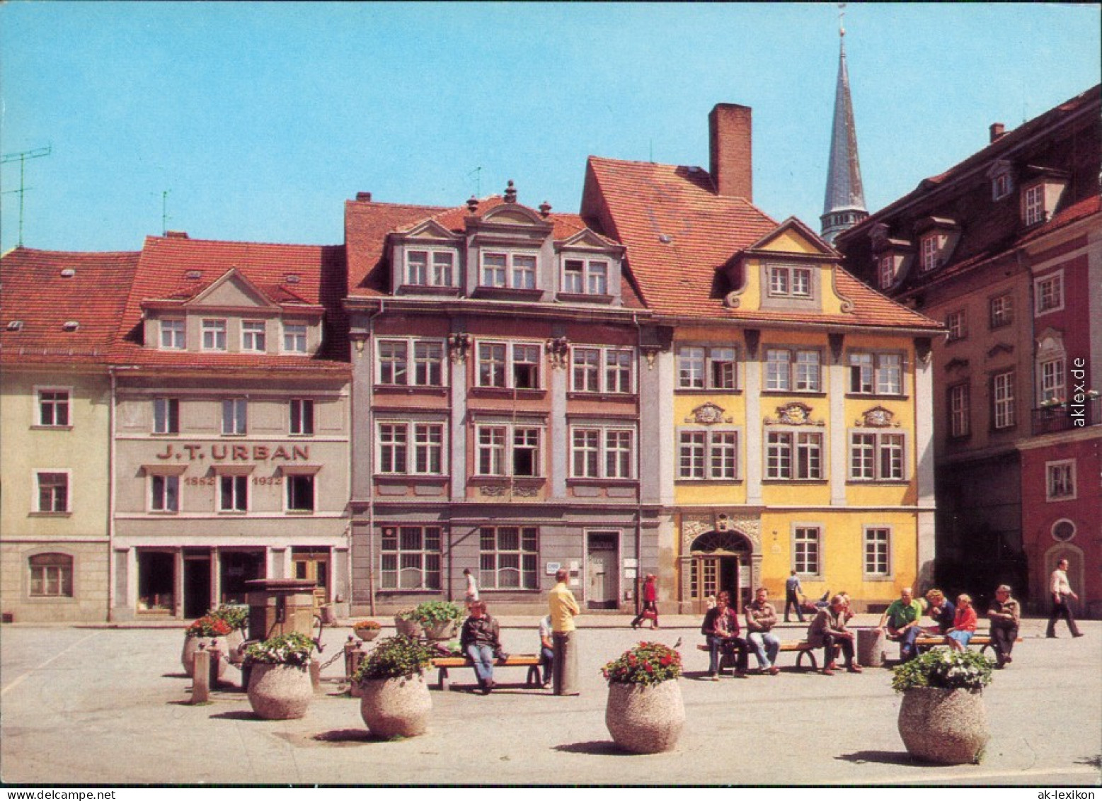 Löbau Platz Der Befreiung / Markt Ansichtskarte 1983 - Loebau