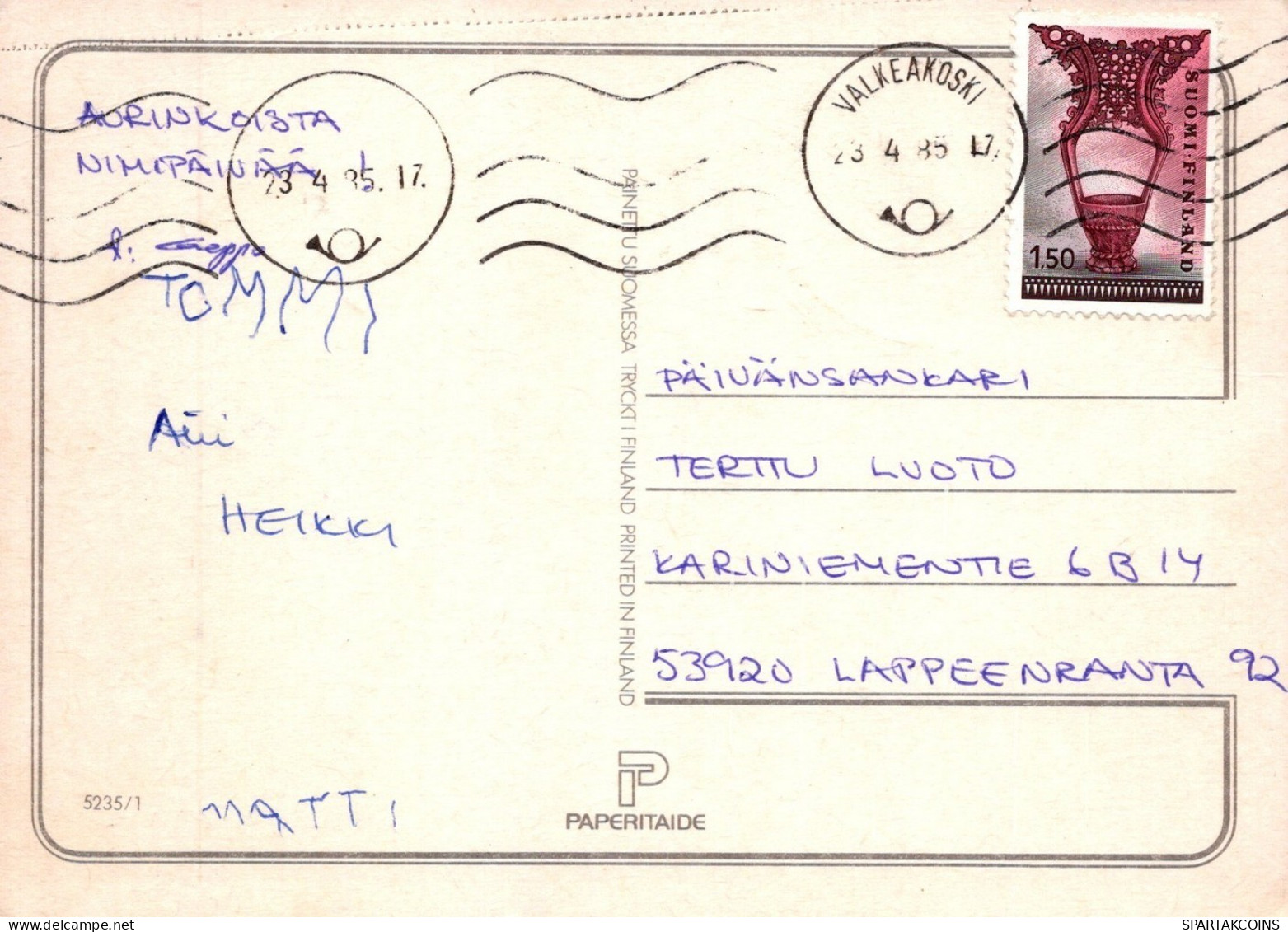 MONO Animales Vintage Tarjeta Postal CPSM #PAN976.ES - Monos