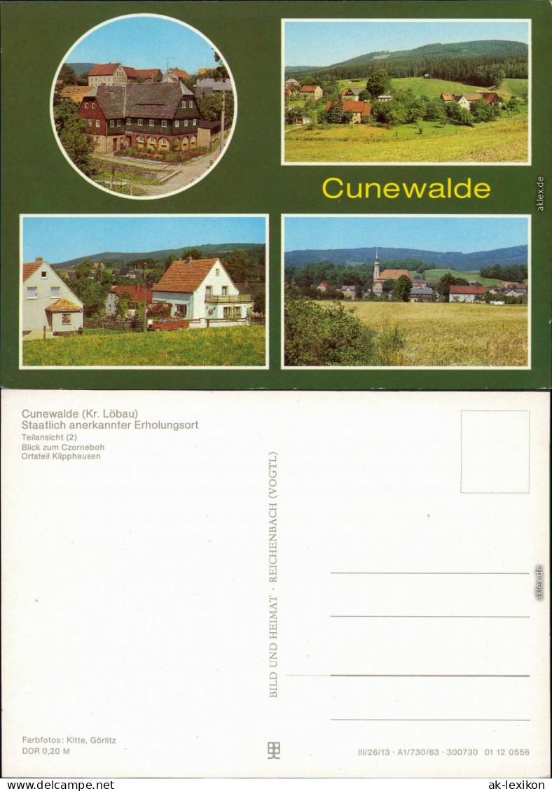 Cunewalde (Oberlausitz) Kumwałd   Czorneboh, Ortsteil Klipphausen 1983 - Cunewalde