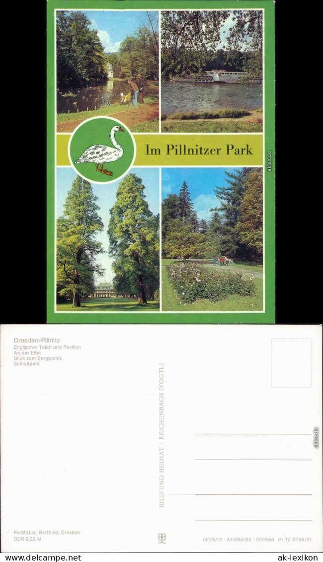 Pillnitz Schloss Pillnitz -Englischer Teich Und Pavillon  1985 - Pillnitz