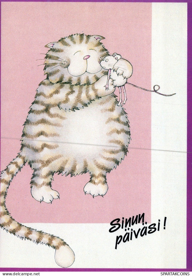 GATO GATITO Animales Vintage Tarjeta Postal CPSM #PAM139.ES - Cats