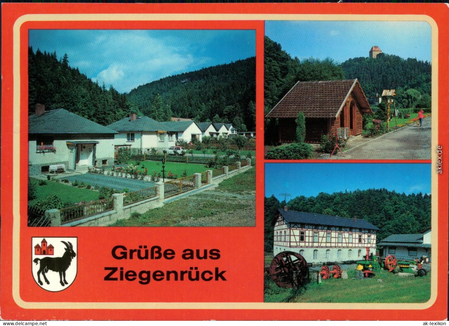 Ziegenrück Saale Eigenheimsiedlung,  Museum Für Wasserkraftnutzung 1986 - Other & Unclassified