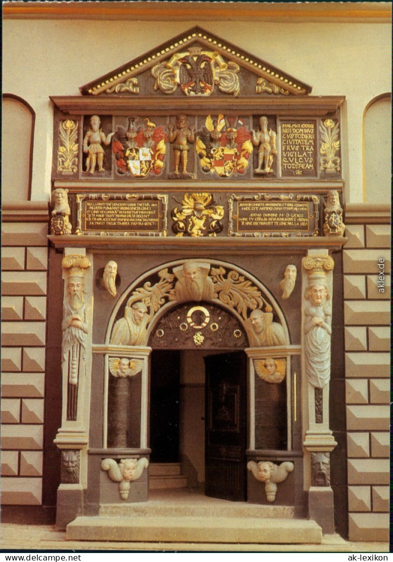 Gera Portal Am Rathaus Ansichtskarte 1985 - Gera