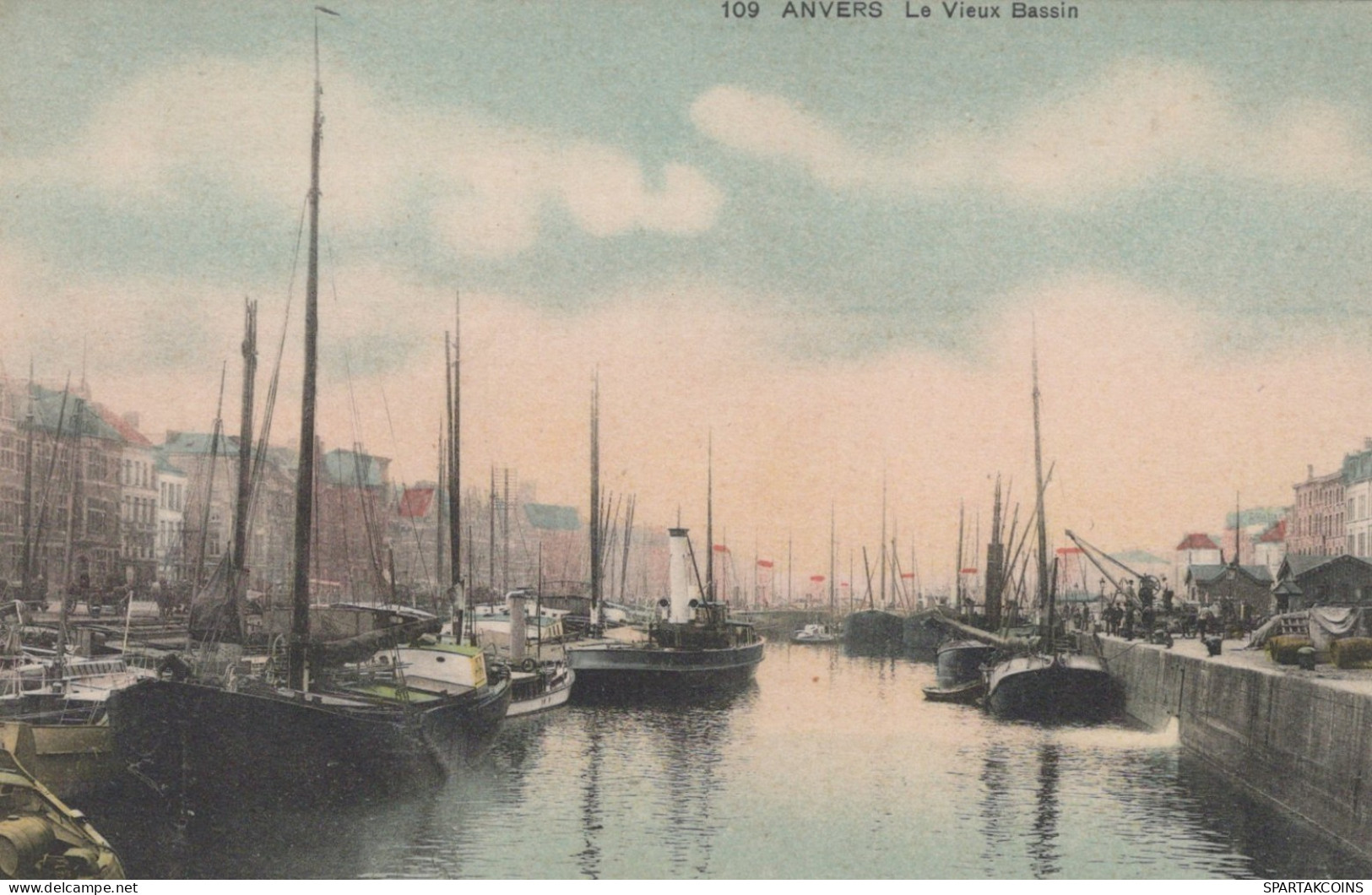 BELGIEN ANTWERPEN Schiff Postkarte CPA Unposted #PAD239.DE - Antwerpen