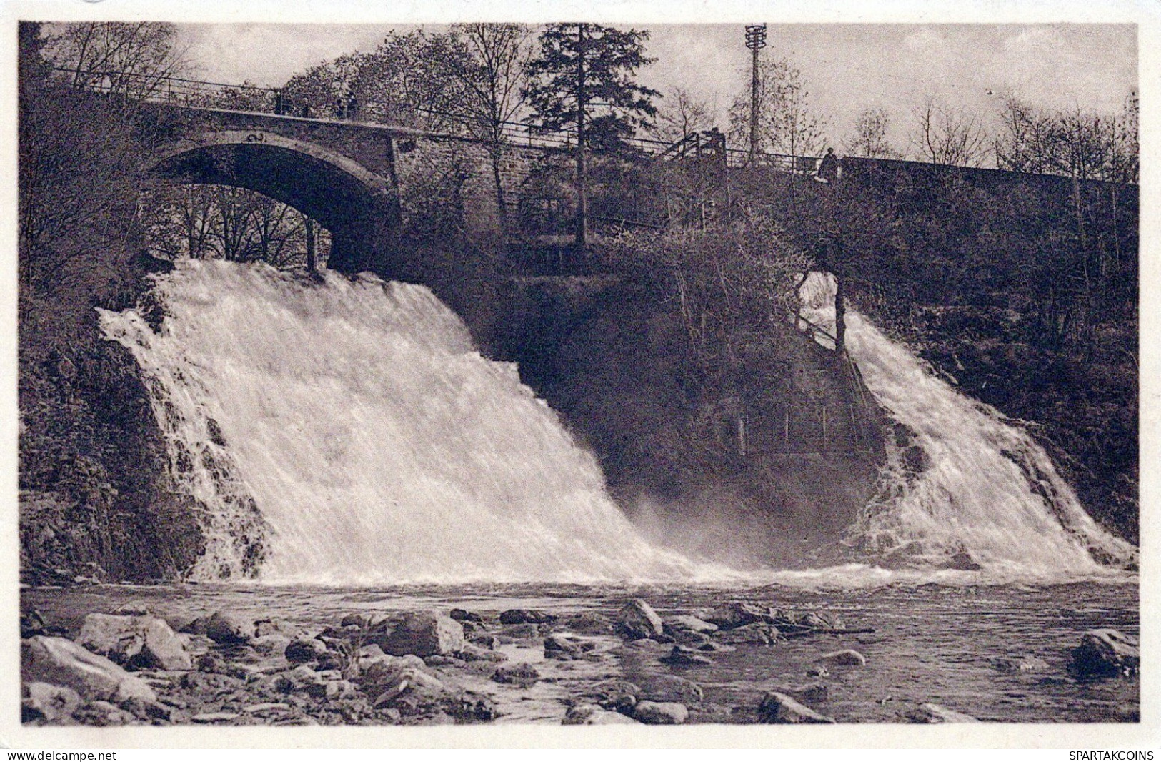 BELGIEN COO WASSERFALL Provinz Lüttich (Liège) Postkarte CPA Unposted #PAD176.DE - Stavelot