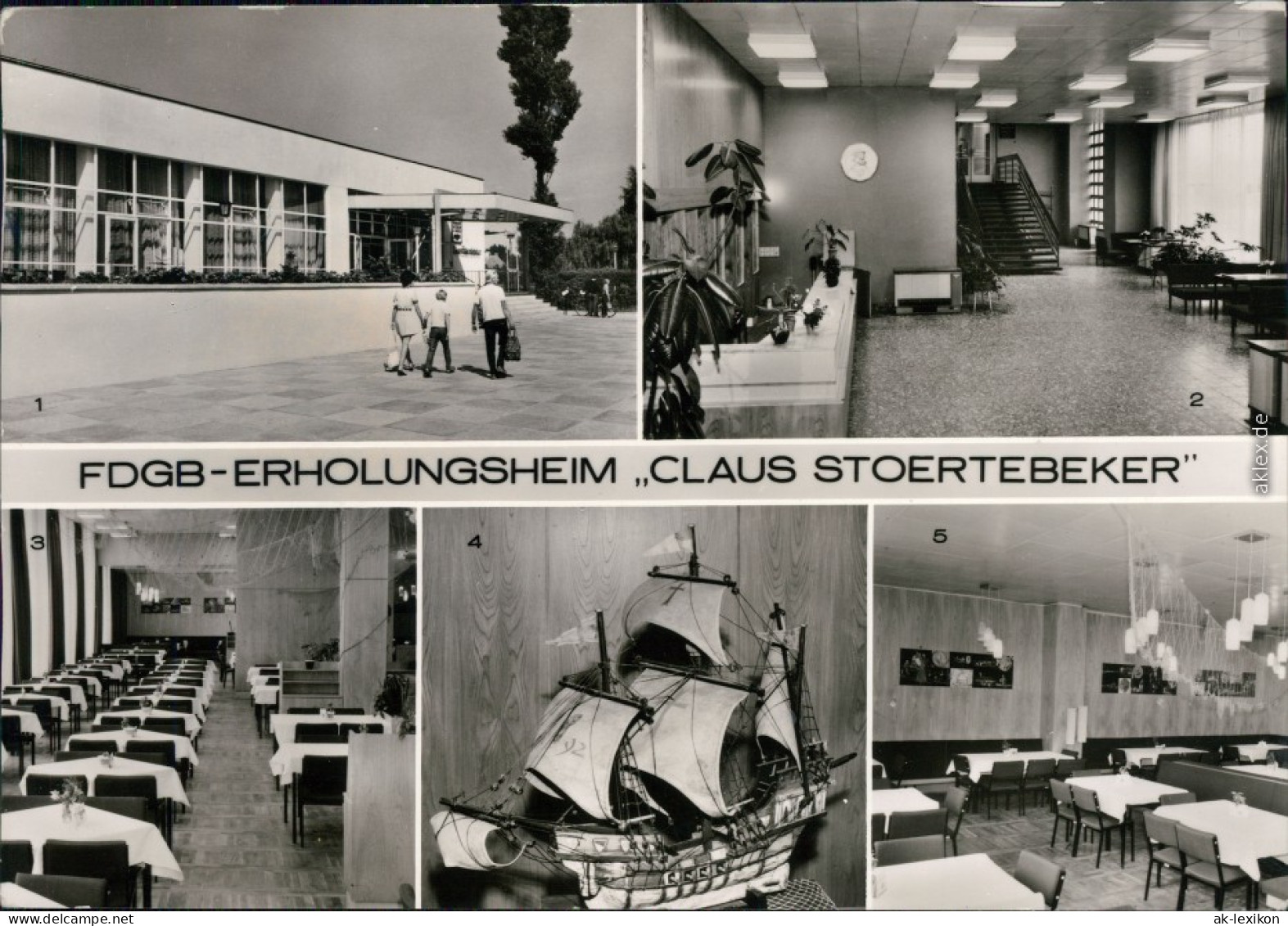 Zingst Darss FDGB-Erholungsheim "Claus Stoertebeker" Ansichtskarte  1977 - Zingst