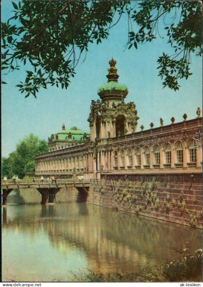 Ansichtskarte Innere Altstadt-Dresden Dresdner Zwinger: Kronentor 1969 - Dresden