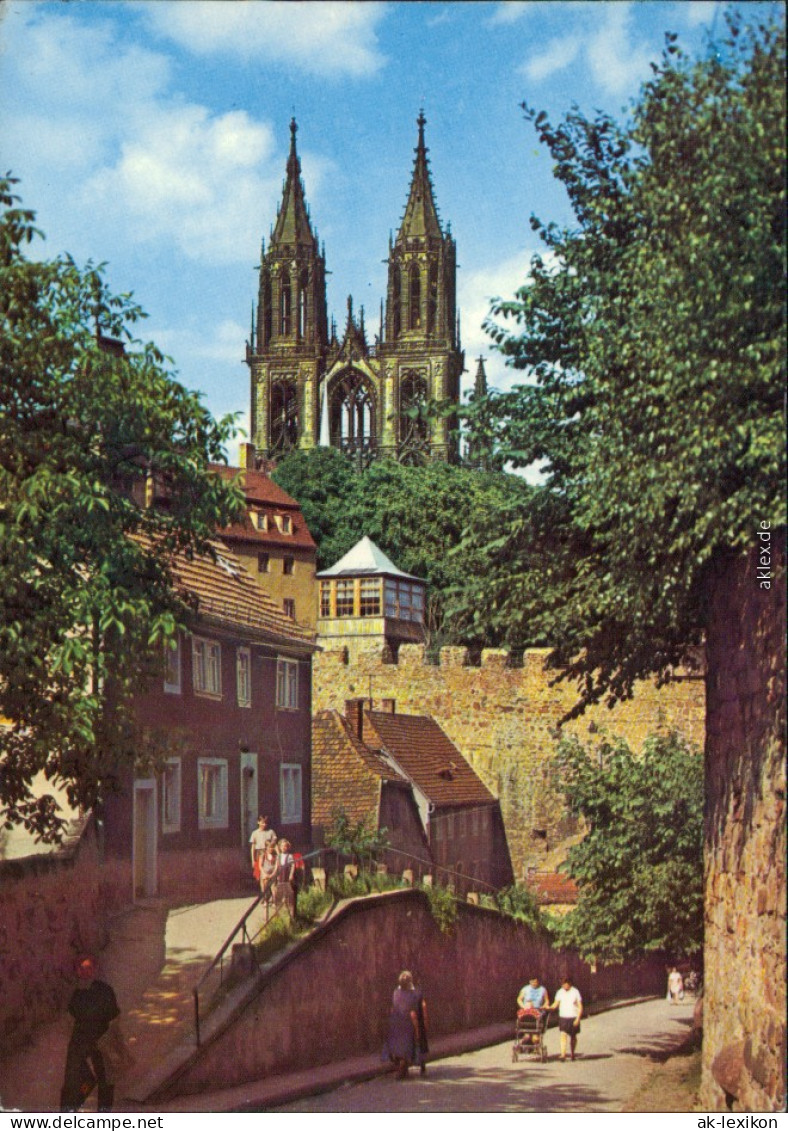 Ansichtskarte Meißen Hohlweg 1971 - Meissen