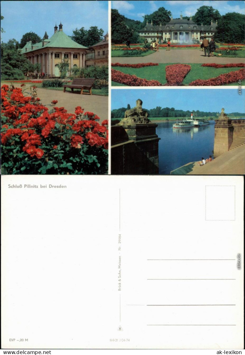 Ansichtskarte Pillnitz Schloss Pillnitz 1974 - Pillnitz