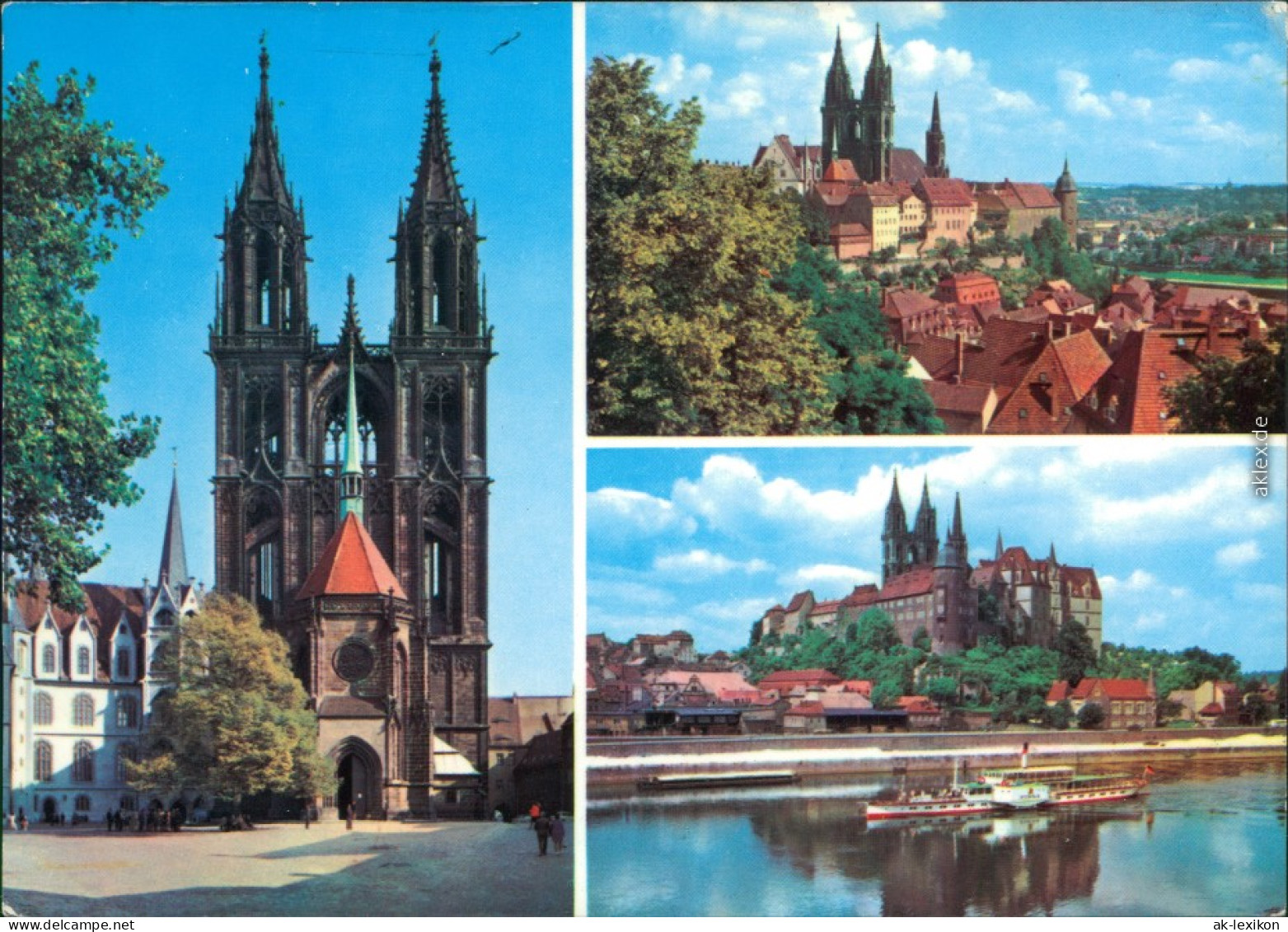 Ansichtskarte Meißen Dom Und Albrechtsburg 1980 - Meissen