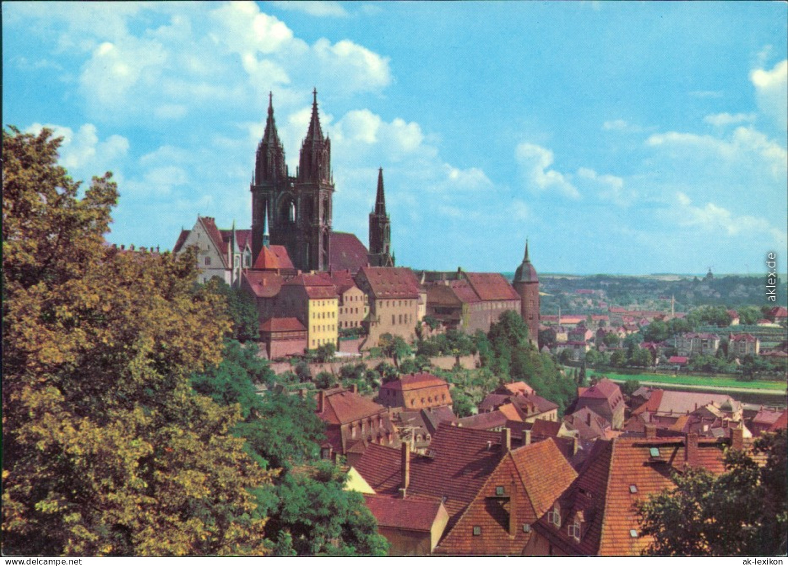 Ansichtskarte Meißen Schloss Albrechtsburg Und Dom 1981 - Meissen
