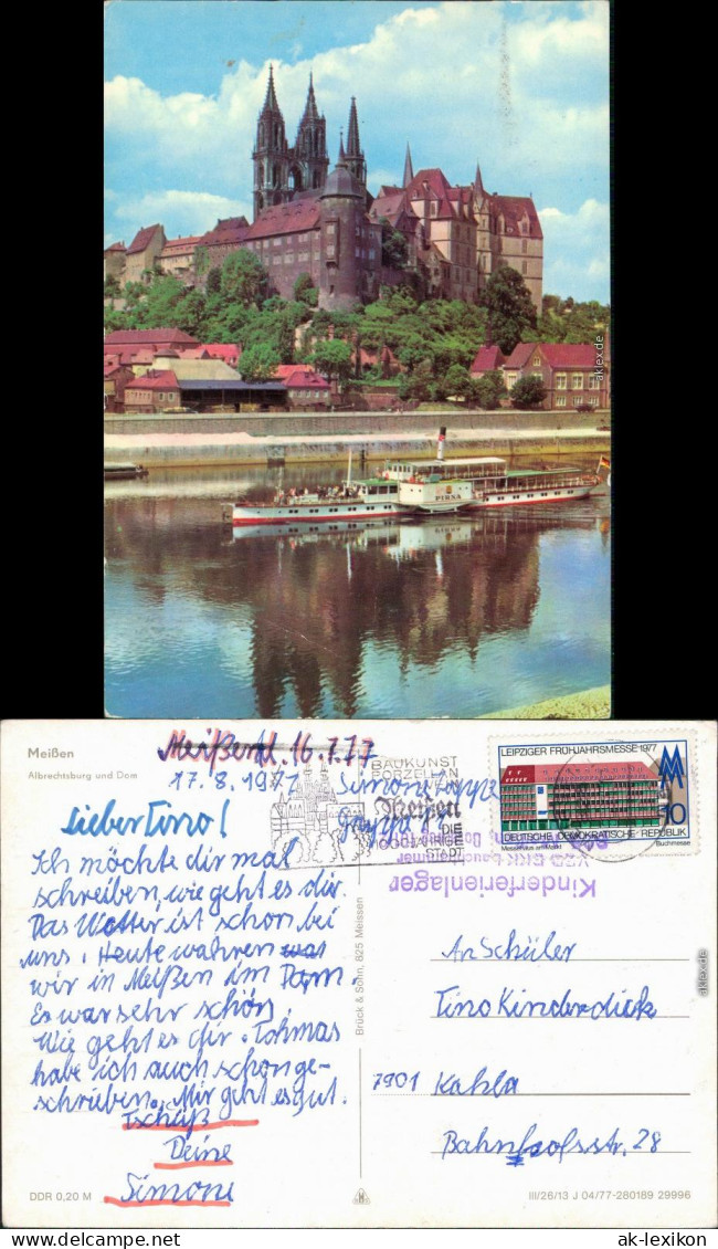 Ansichtskarte Meißen Albrechtsburg Und Dom 1974 - Meissen