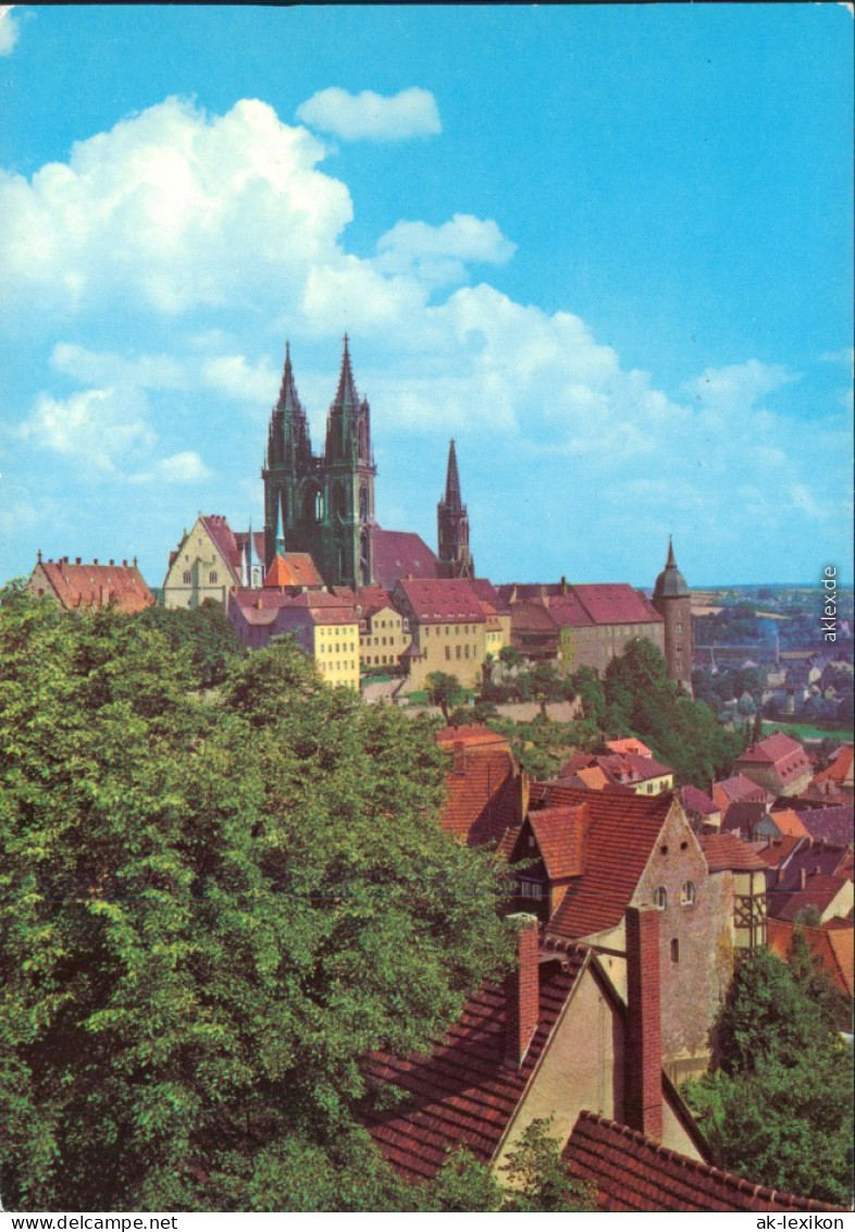 Ansichtskarte Meißen Schloss Albrechtsburg Und Dom 1979 - Meissen