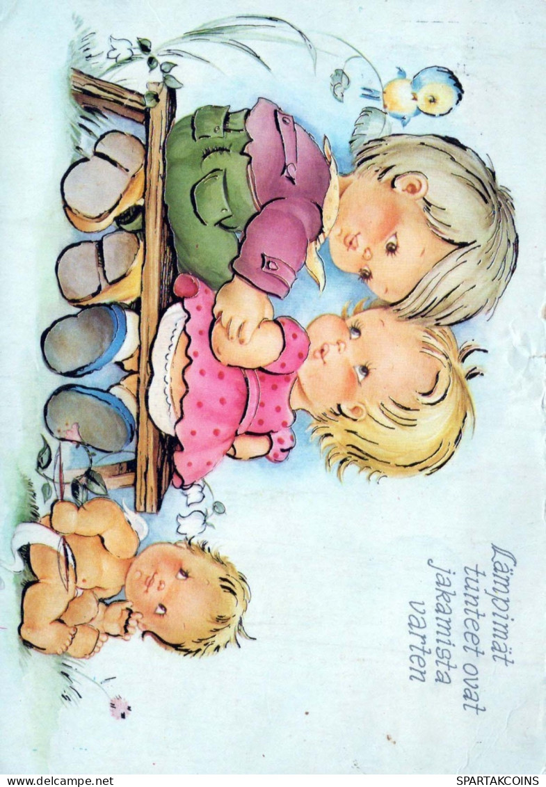 KINDER HUMOR Vintage Ansichtskarte Postkarte CPSM #PBV247.DE - Humorous Cards