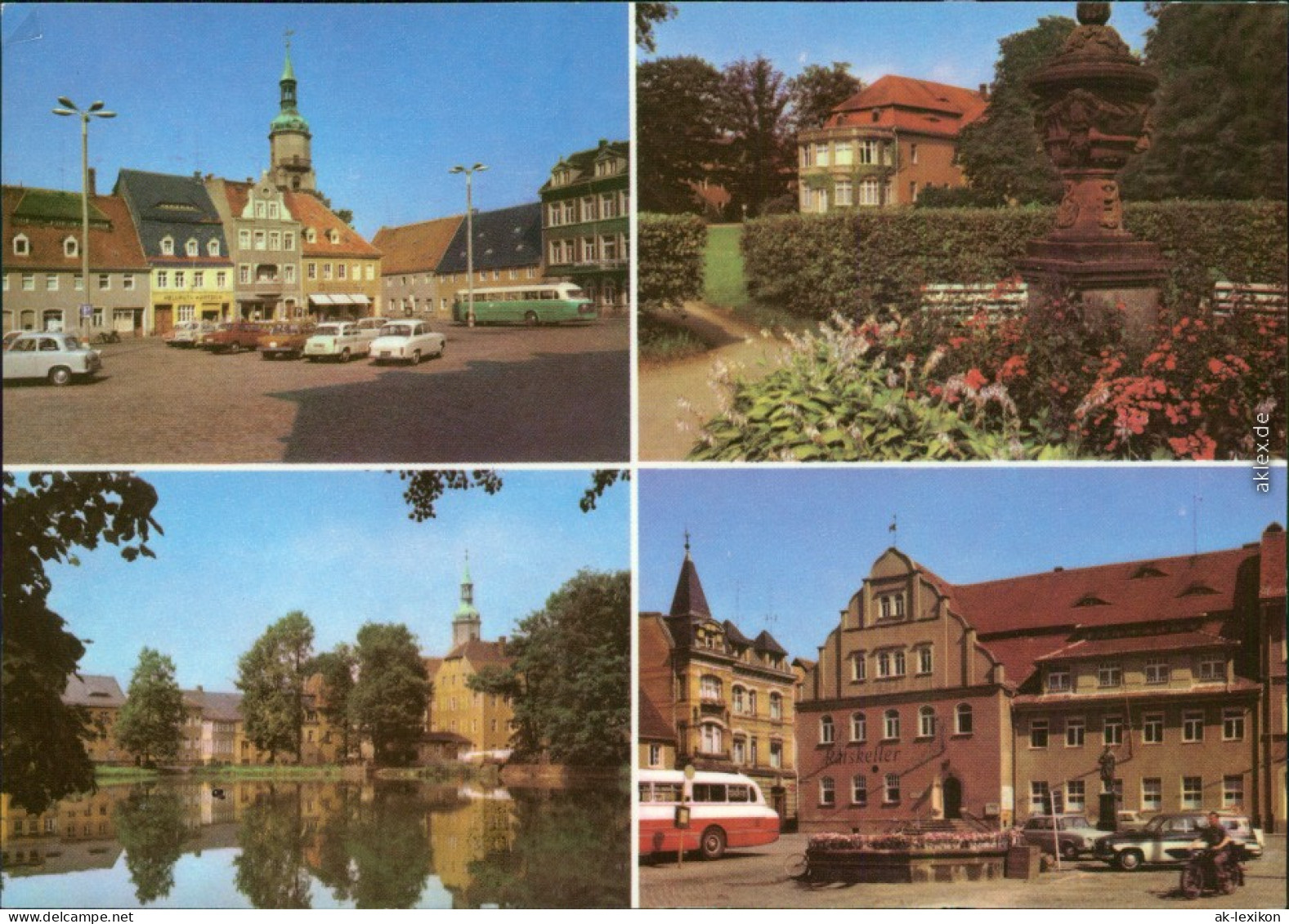 Pulsnitz Platz Der Befreiung Der Befreiung Mit HO-Gaststätte "Ratskeller" 1975 - Pulsnitz
