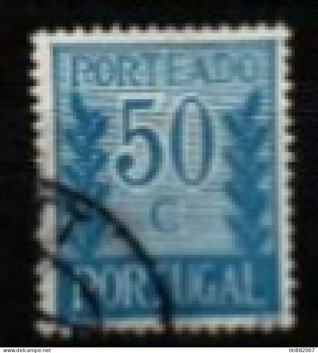 PORTUGAL    -   Taxe.   1940  .Y&T N° 63 Oblitéré. - Used Stamps