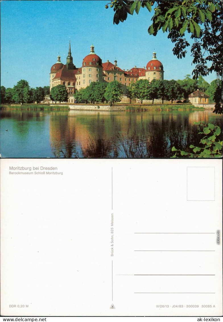 Ansichtskarte Moritzburg Barockmuseum Schloß Moritzburg 1983 - Moritzburg