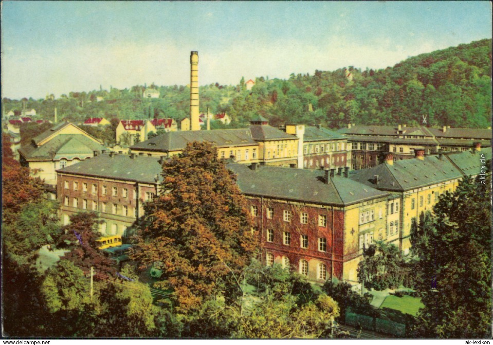 Ansichtskarte Meißen VEB Staatliche Porzellan-Manufaktur - Werksansicht 1966 - Meissen