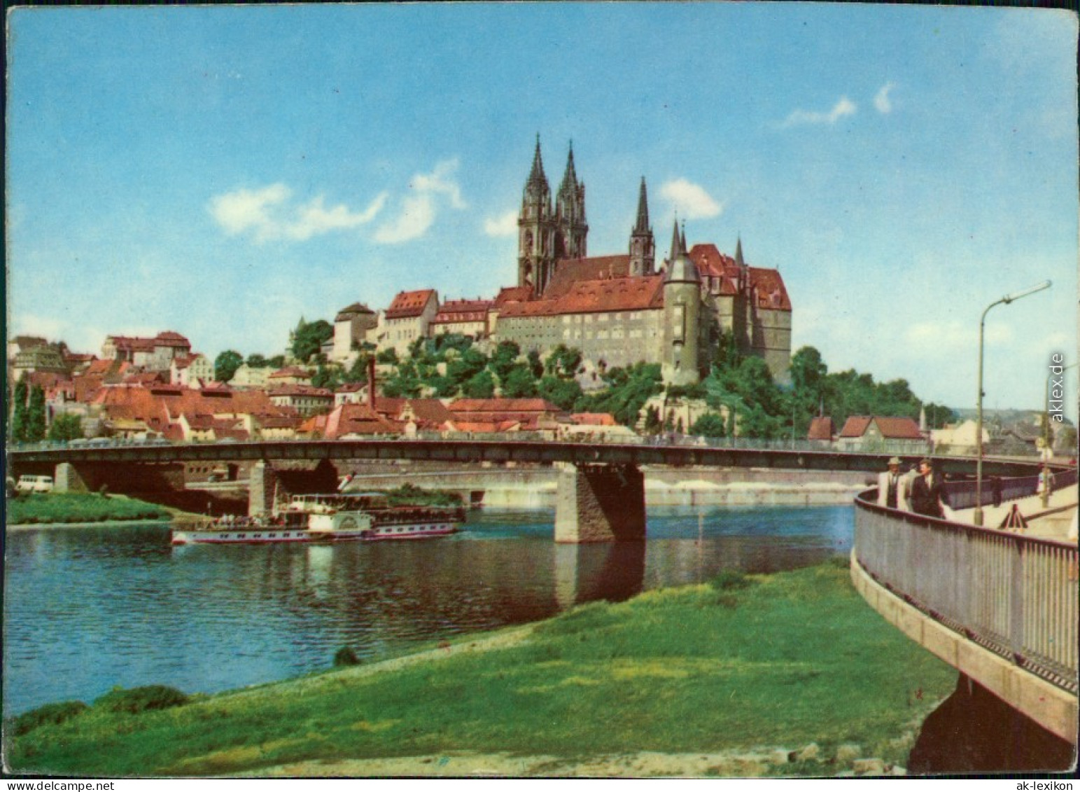 Ansichtskarte Meißen Schloss Albrechtsburg Und Dom 1964 - Meissen