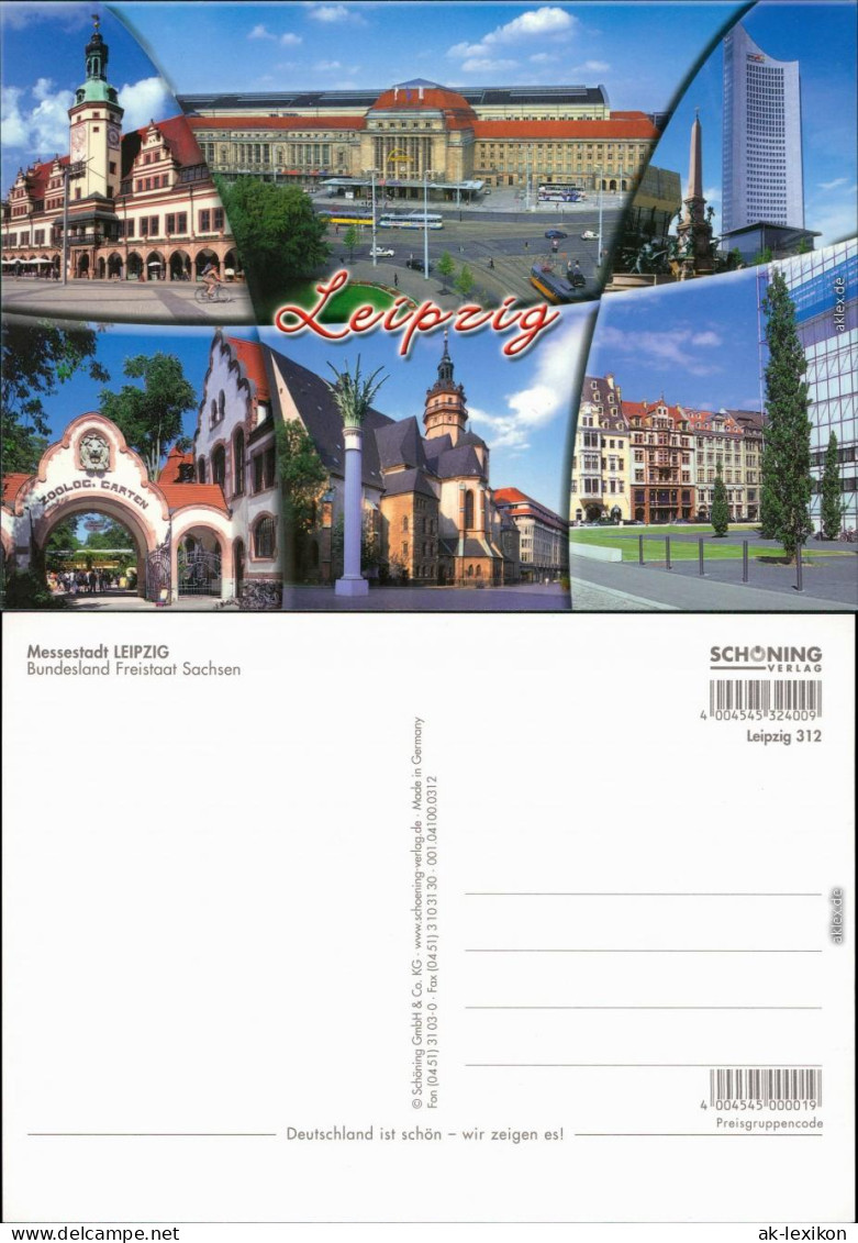 Ansichtskarte Leipzig Stadtteilansichten 7 2000 - Leipzig