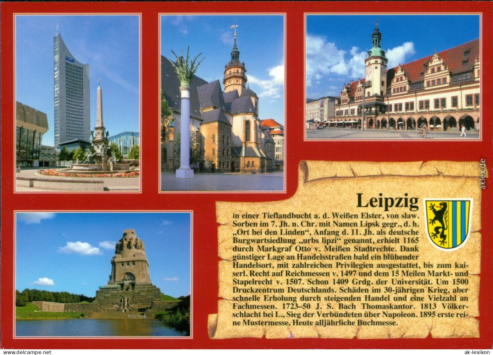 Ansichtskarte Leipzig Stadtteilansichten 8 2000 - Leipzig