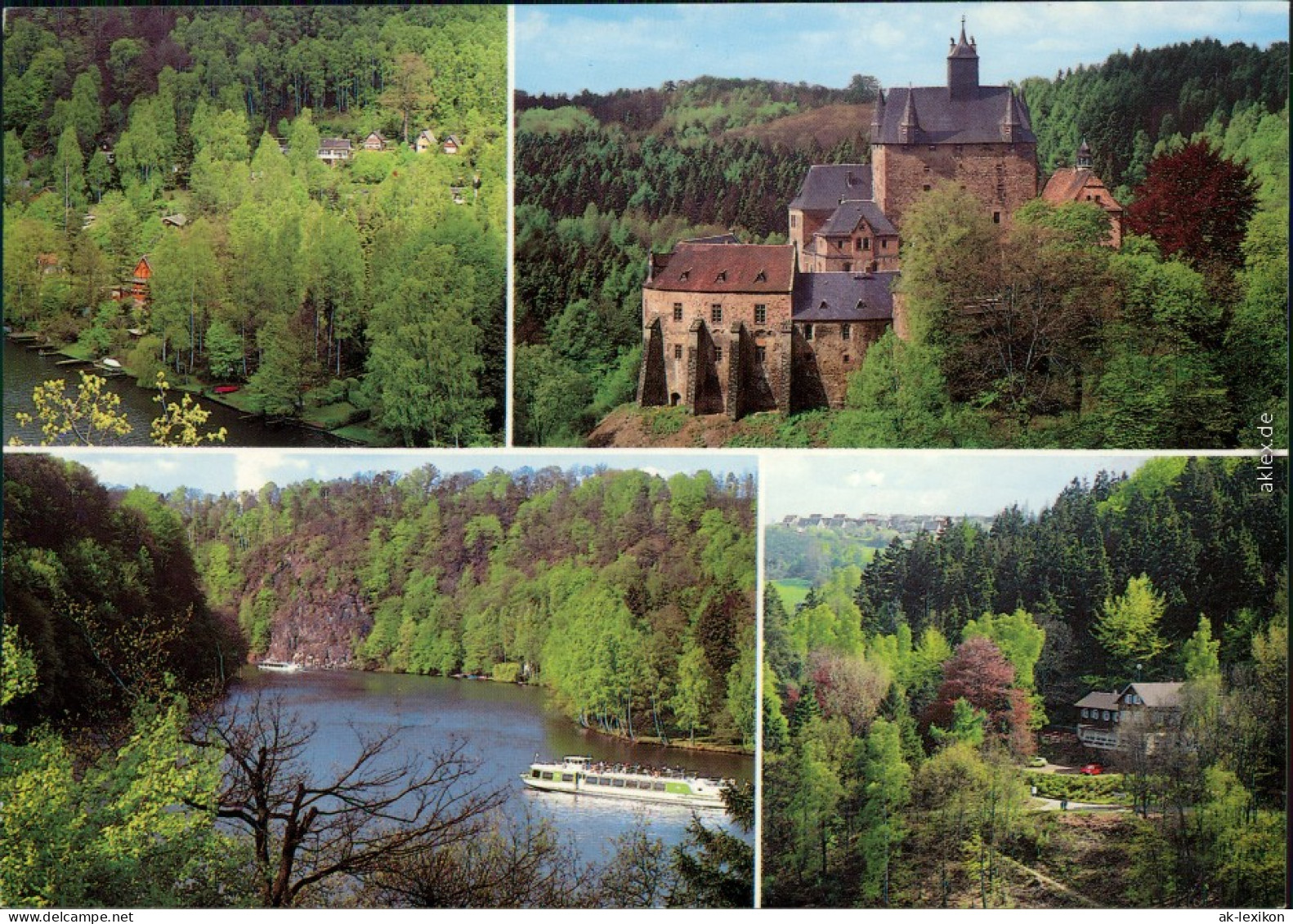 Ansichtskarte Kriebstein Talsperre Und Burg Kriebstein 1998 - Mittweida