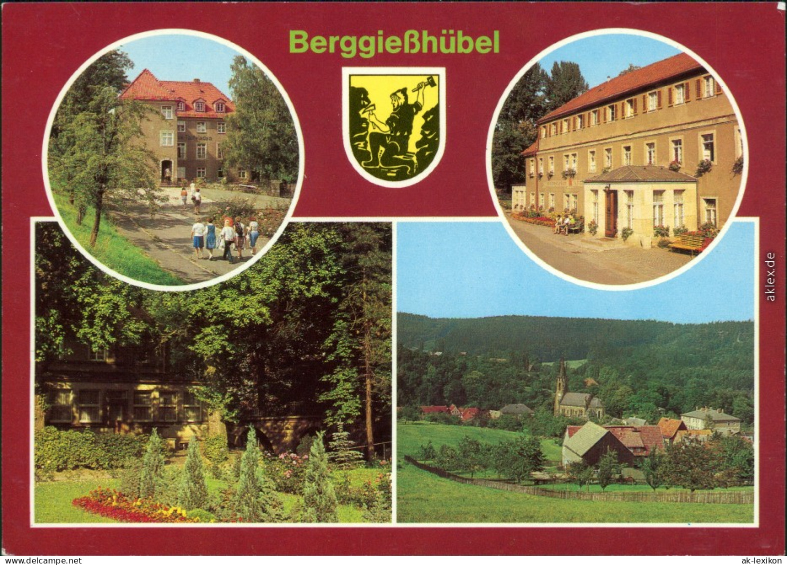 Berggießhübel Bad Gottleuba  Kneipkurbad "Haus Talfrieden", Kurhaus, 1981 - Bad Gottleuba-Berggiesshübel