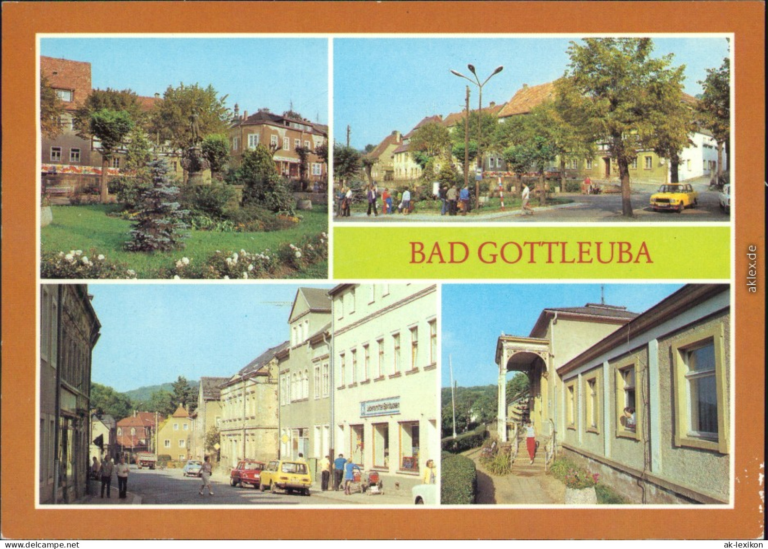 Bad Gottleuba-Berggießhübel Am Markt, Ernst-Thälmann-Straße Kurhaus 1982 - Bad Gottleuba-Berggiesshübel