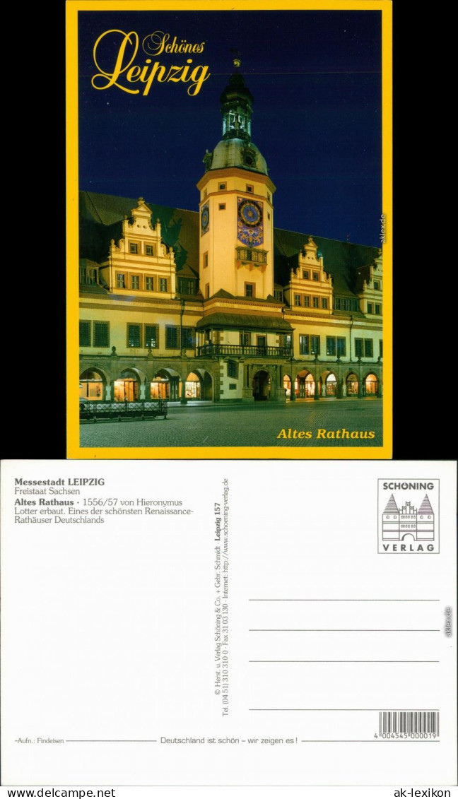 Ansichtskarte Leipzig Altes Rathaus 1998 - Leipzig