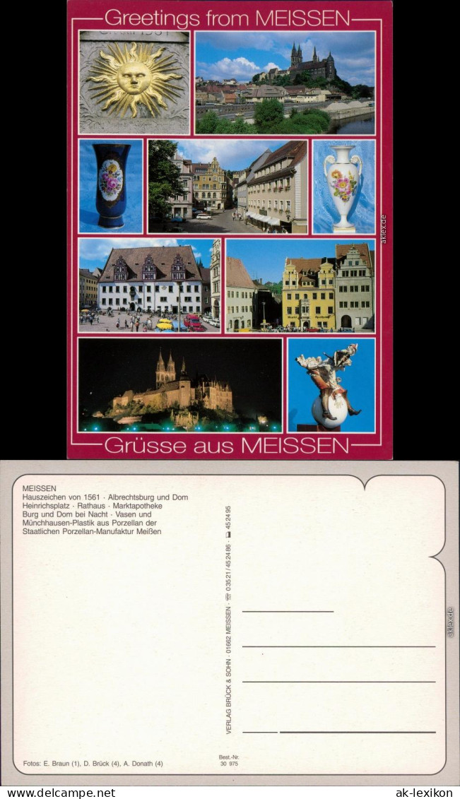 Meißen Hauszeichen Von 1561, Albrechtsburg Und Dom, Heinrichsplatz    1999 - Meissen