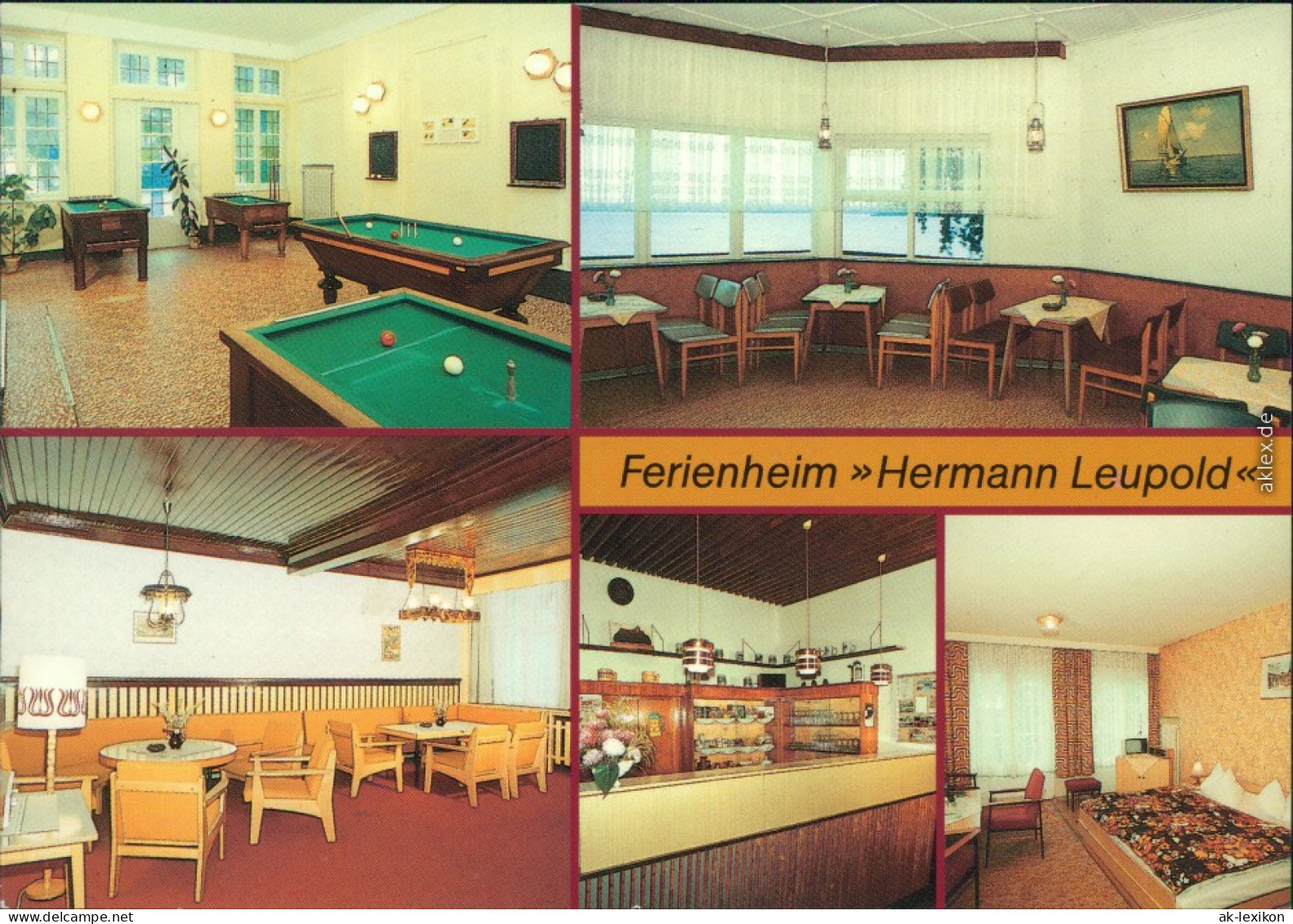 Ansichtskarte Pieskow-Bad Saarow Ferienheim "Hermann Leupold" 1987 - Bad Saarow