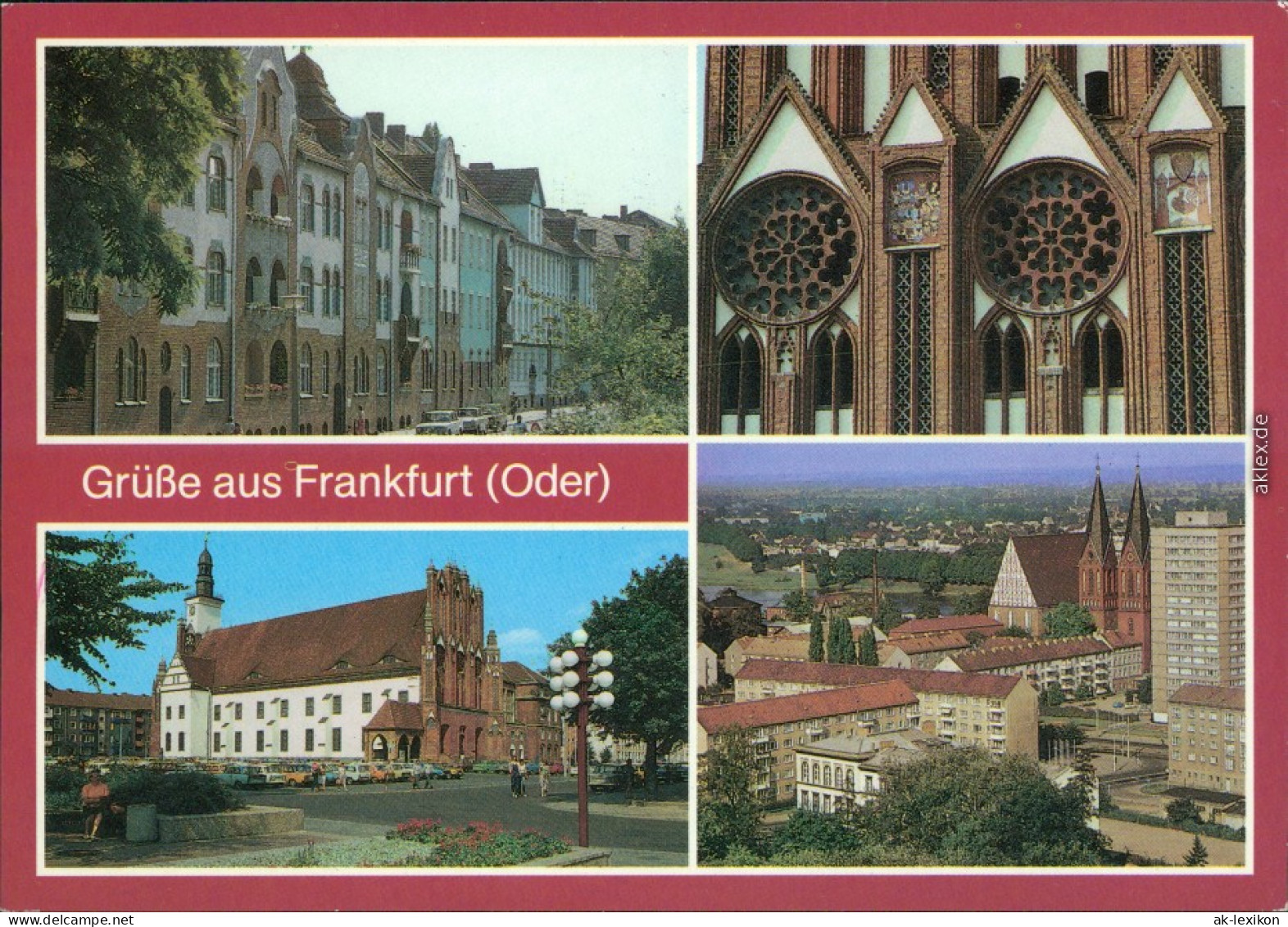 Frankfurt (Oder) Kleistpark, Detail Des Rathauses, Rathaus, Teilansicht 1988 - Frankfurt A. D. Oder
