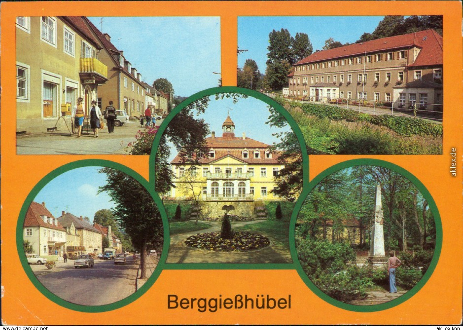 Bad Gottleuba-Bad Gottleuba-Berggießhübel Karl-Marx-Straße  Kneippkurbad,  1981 - Bad Gottleuba-Berggiesshübel