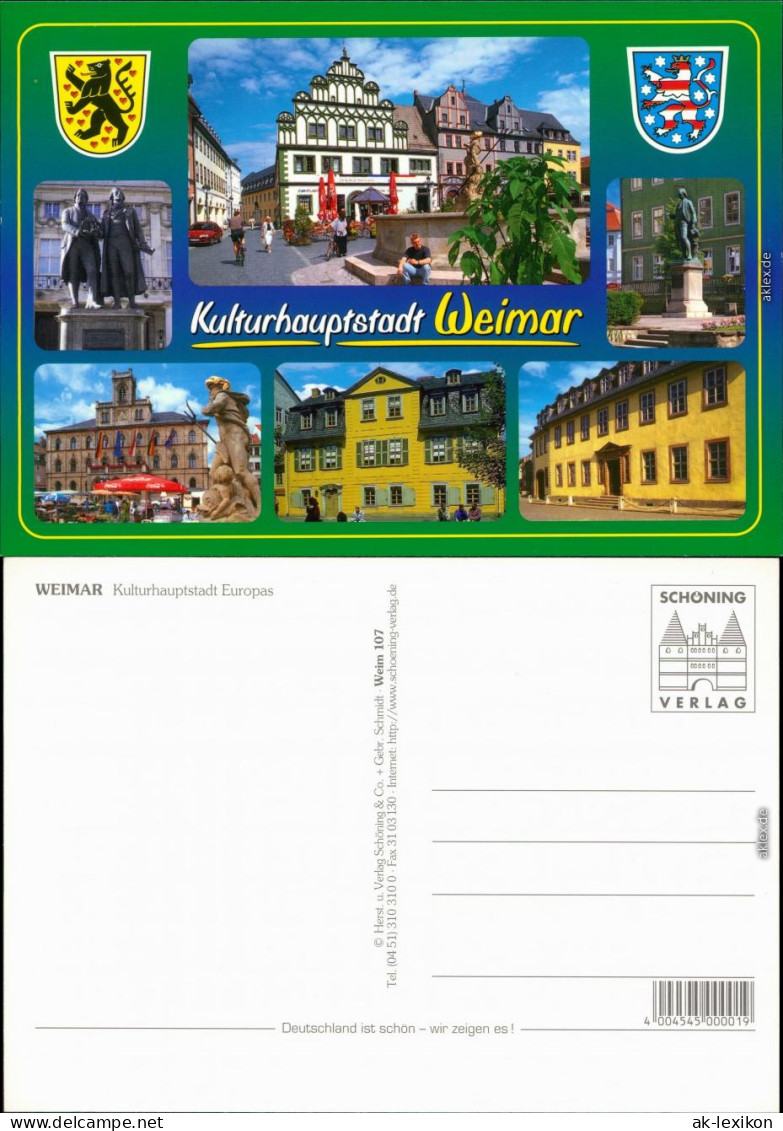 Ansichtskarte Weimar Stadtteilansichten 1995 - Weimar