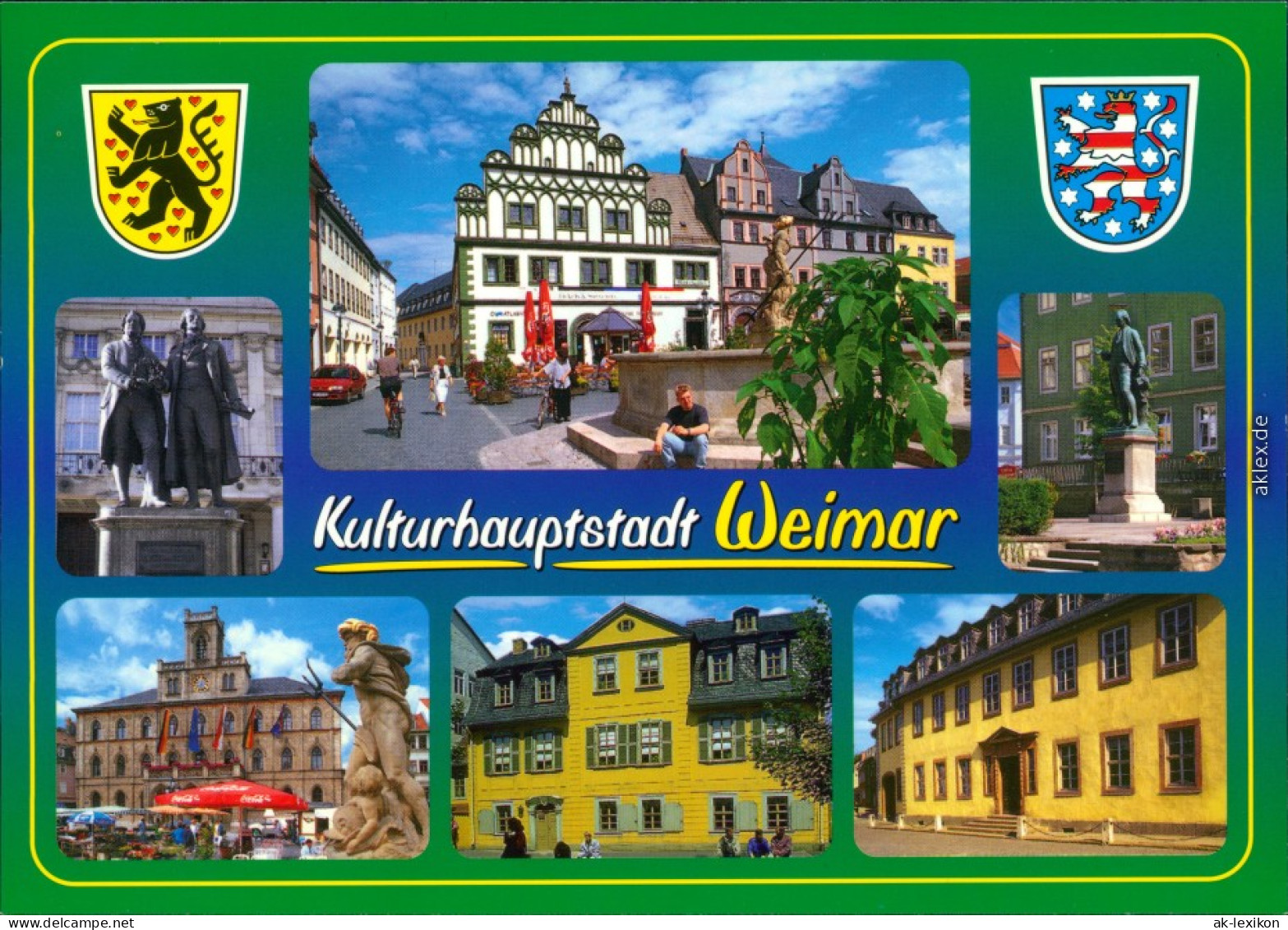 Ansichtskarte Weimar Stadtteilansichten 1995 - Weimar