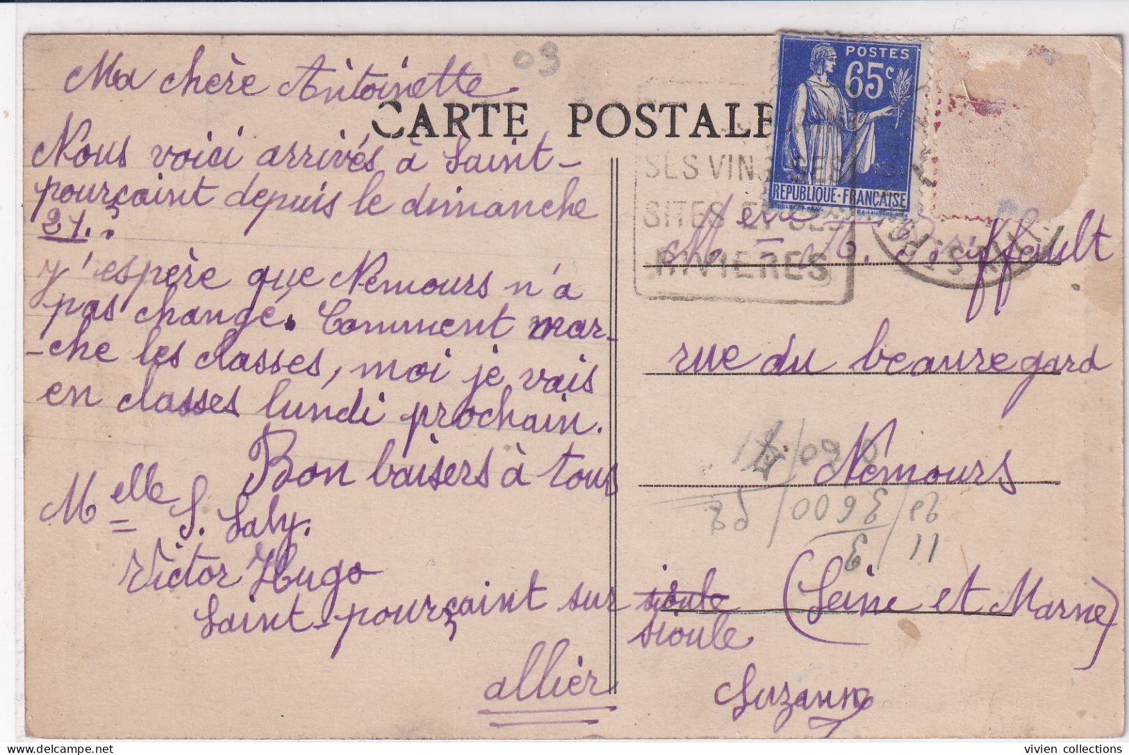 Saint Pourçain Sur Sioule (03 Allier) Usine électrique à Vapeur A. Chayssac Teinture Et Nettoyage - Other & Unclassified