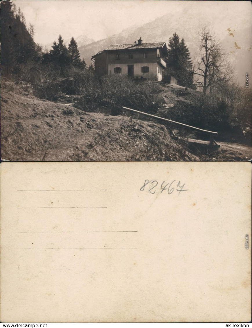 Foto  Hütte Im Gebirge 1926 Privatfoto - To Identify