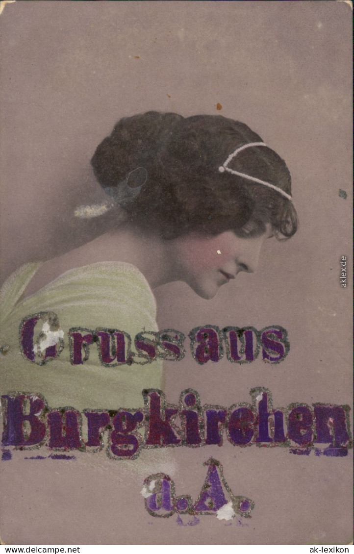 Ansichtskarte  Glückwunsch / Grusskarten - Aus Burgkirchen 1908 - Autres & Non Classés