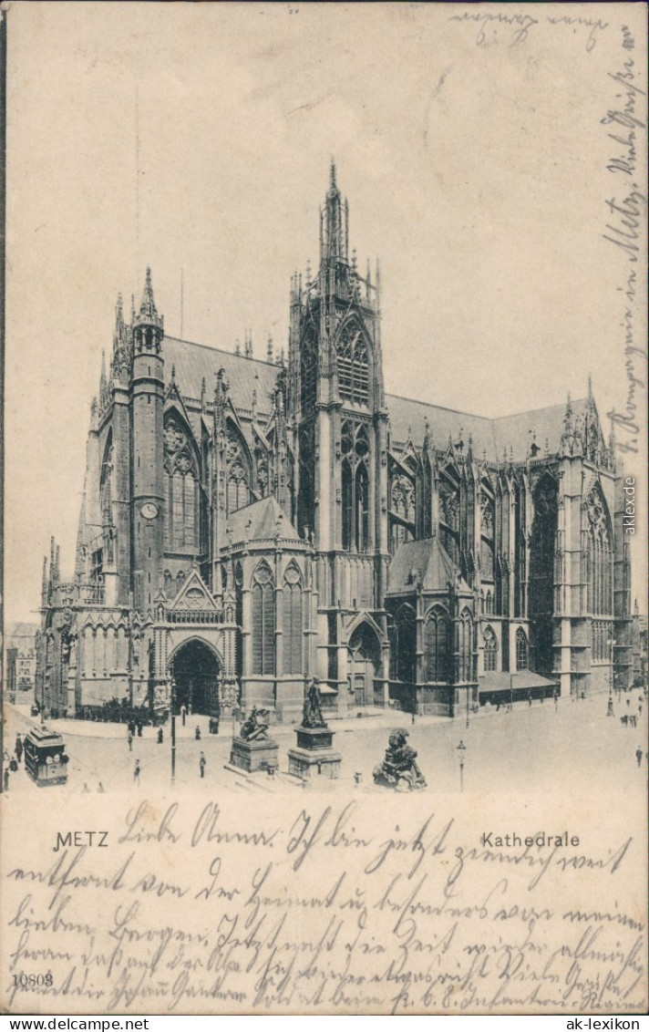 Ansichtskarte Metz Kathedrale 1906 - Autres & Non Classés